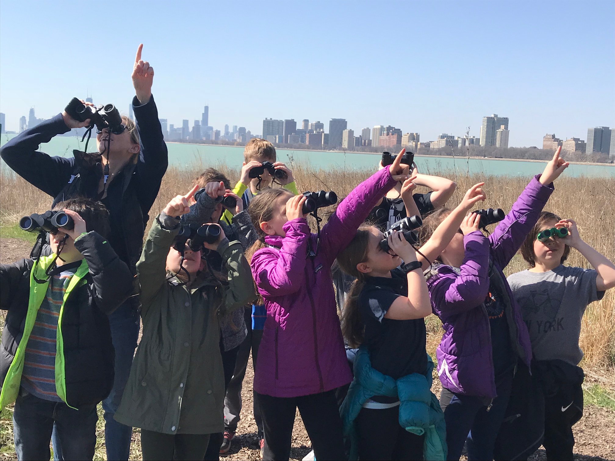 Partners in Birding: the 3rd Graders of Bernard Zell Day School