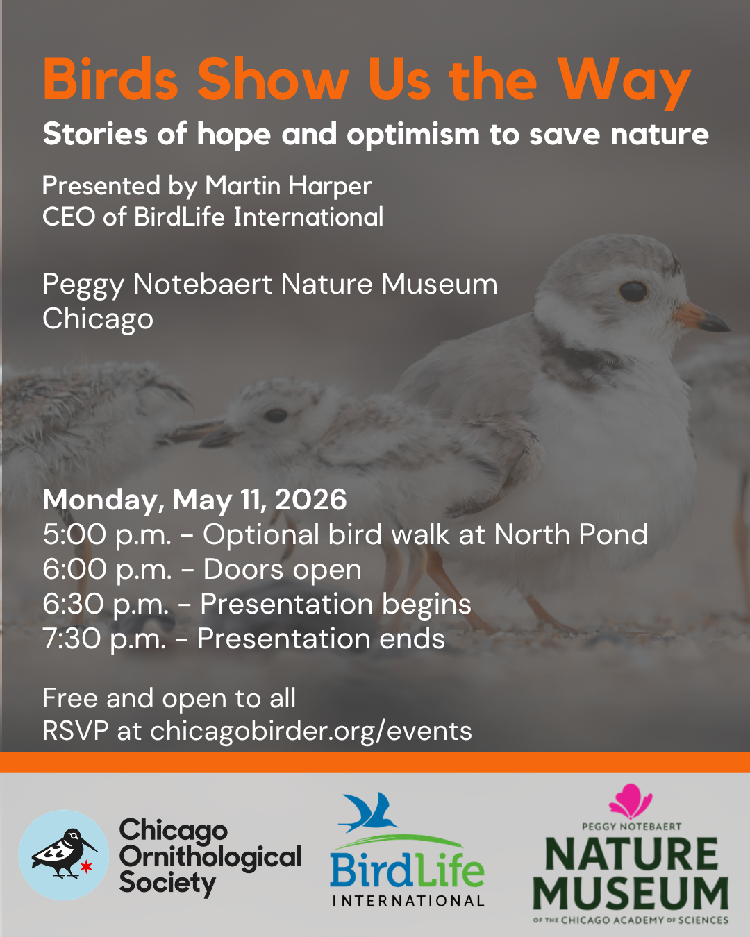 Birds Show Us the Way: an evening with BirdLife International CEO Martin Harper