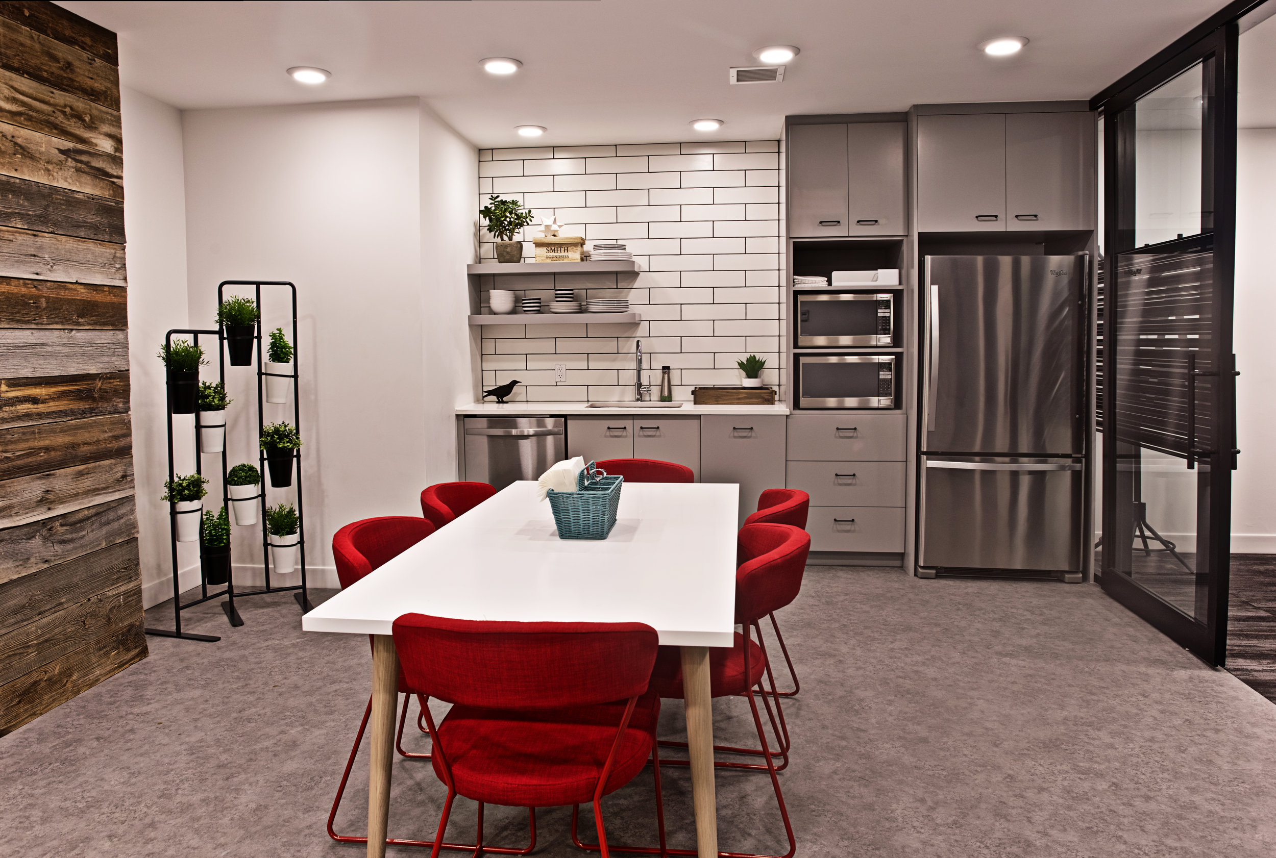Shared Office Space Kitchen