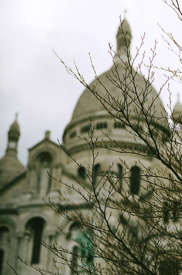 Sacre-Cour. Paris. Film. #35mm