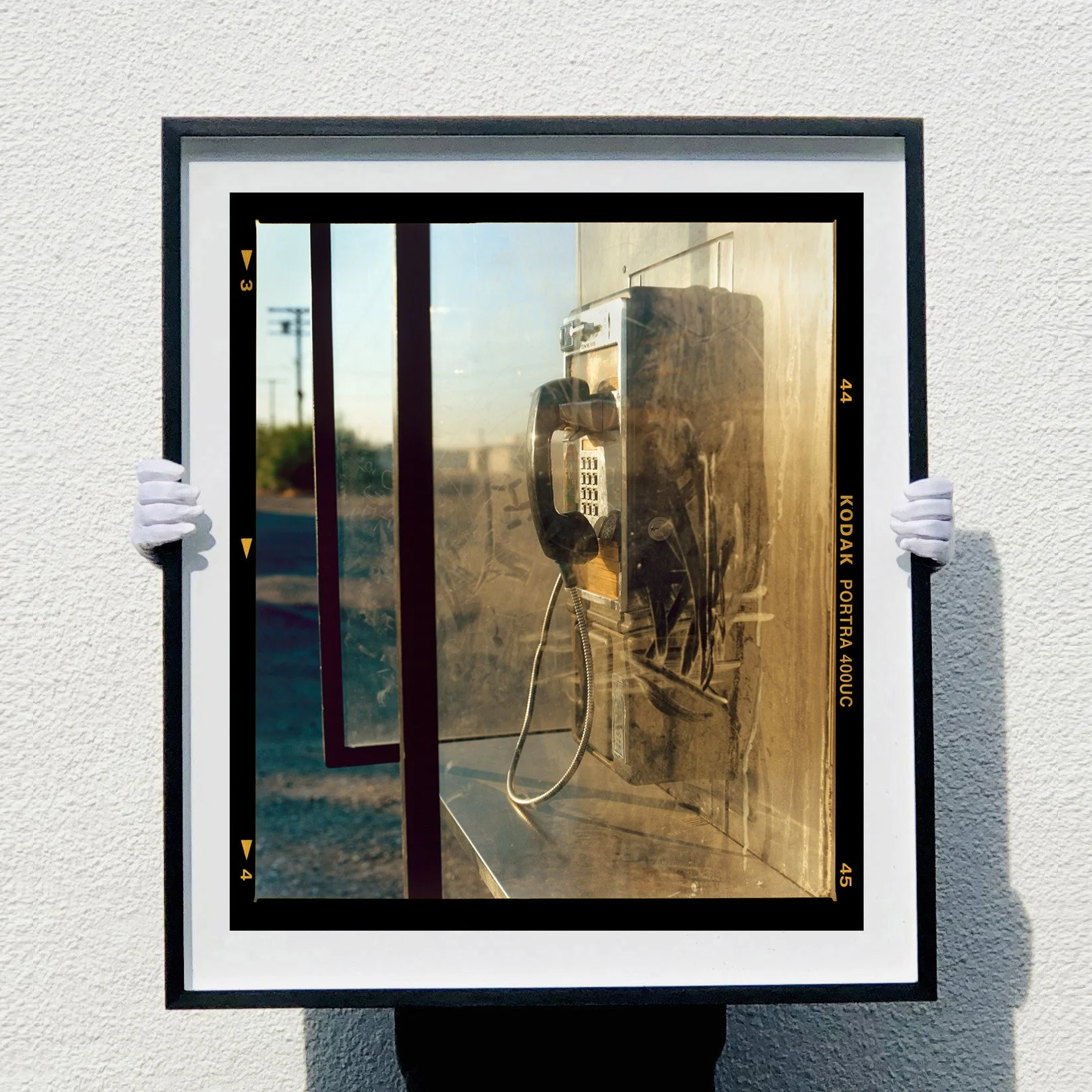 Richard Heeps holding Call Box Film Rebate 970 Black Frame.jpg