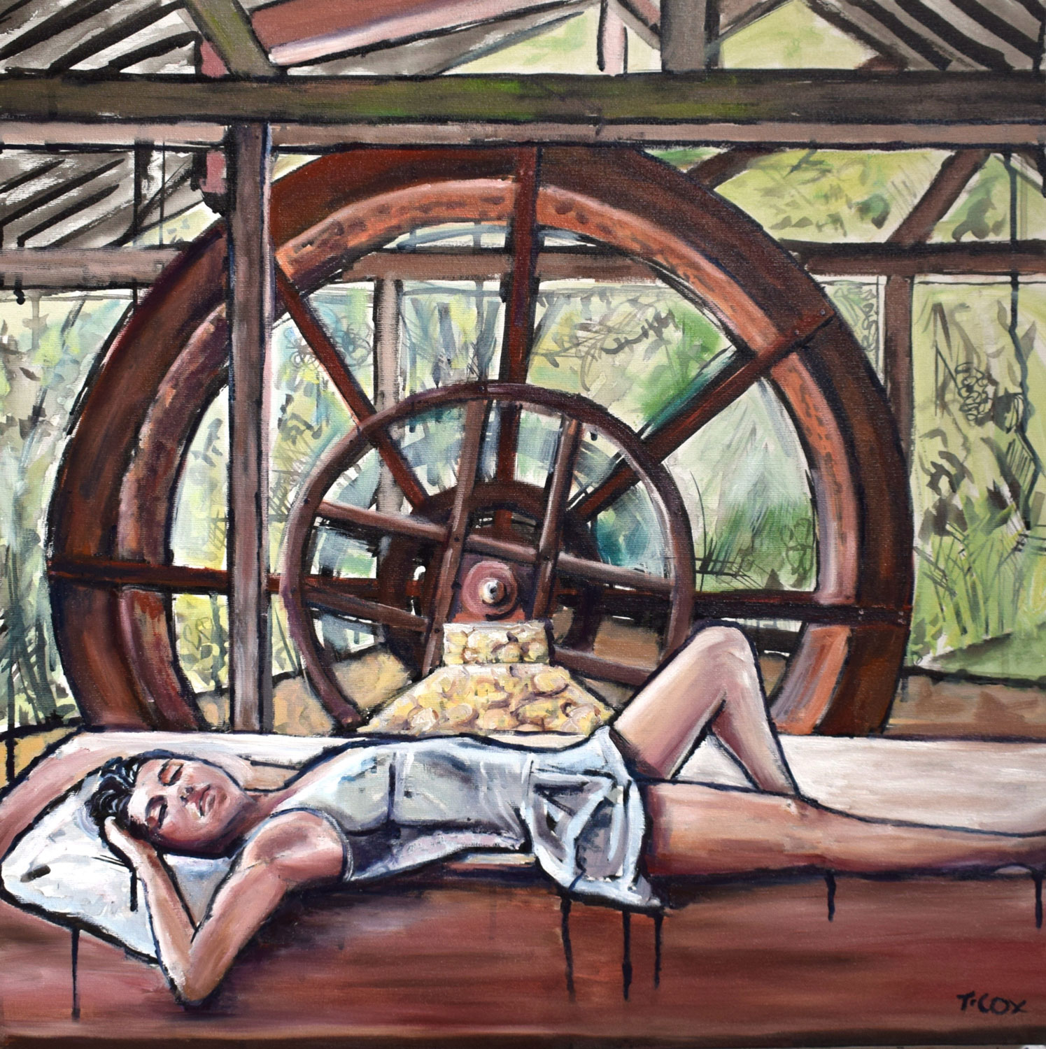 Girl by the Water Mill