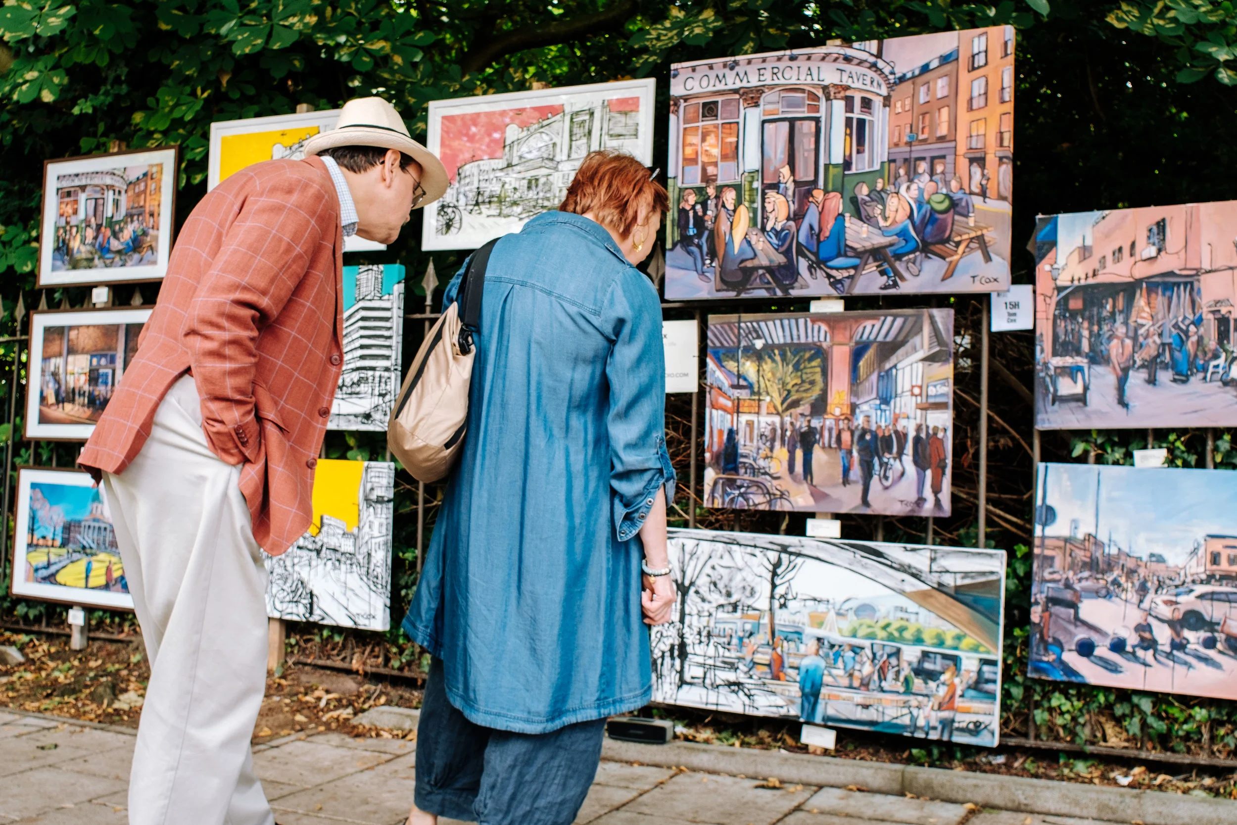 My stand at the Urban Art Fair, 2019 - Photo by George Lindsell