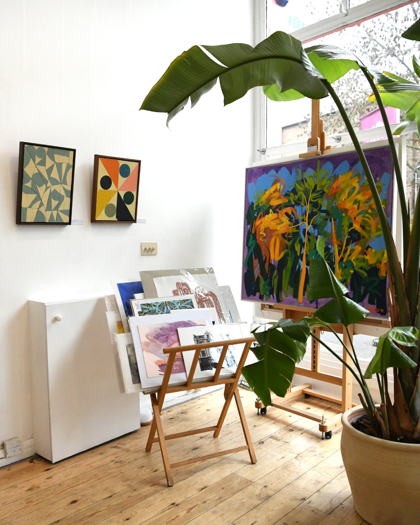 We've done a little Friday rehang, pop in this weekend for a closer look.

In this corner, you&rsquo;ll find a striking more recent piece by Tom Cox, alongside our last two small-scale works by Ben Newman. You&rsquo;ve been loving Ben&rsquo;s work, a