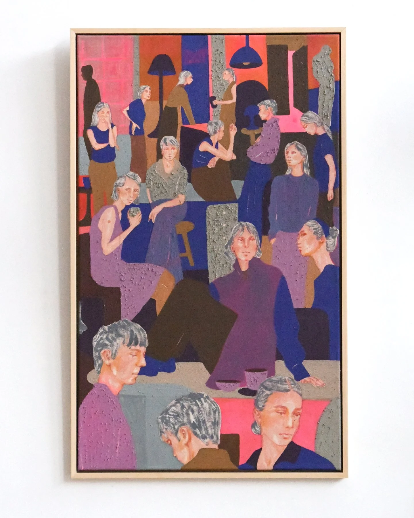 Exciting news for fans of Erna U&ccedil;ars (@ernaucar) work, we have four new pieces now available online and in the gallery. 

Pop in to get the first look or drop us a message to reserve your favourite today.

The Room no. 292
Acrylic, sand, &amp;