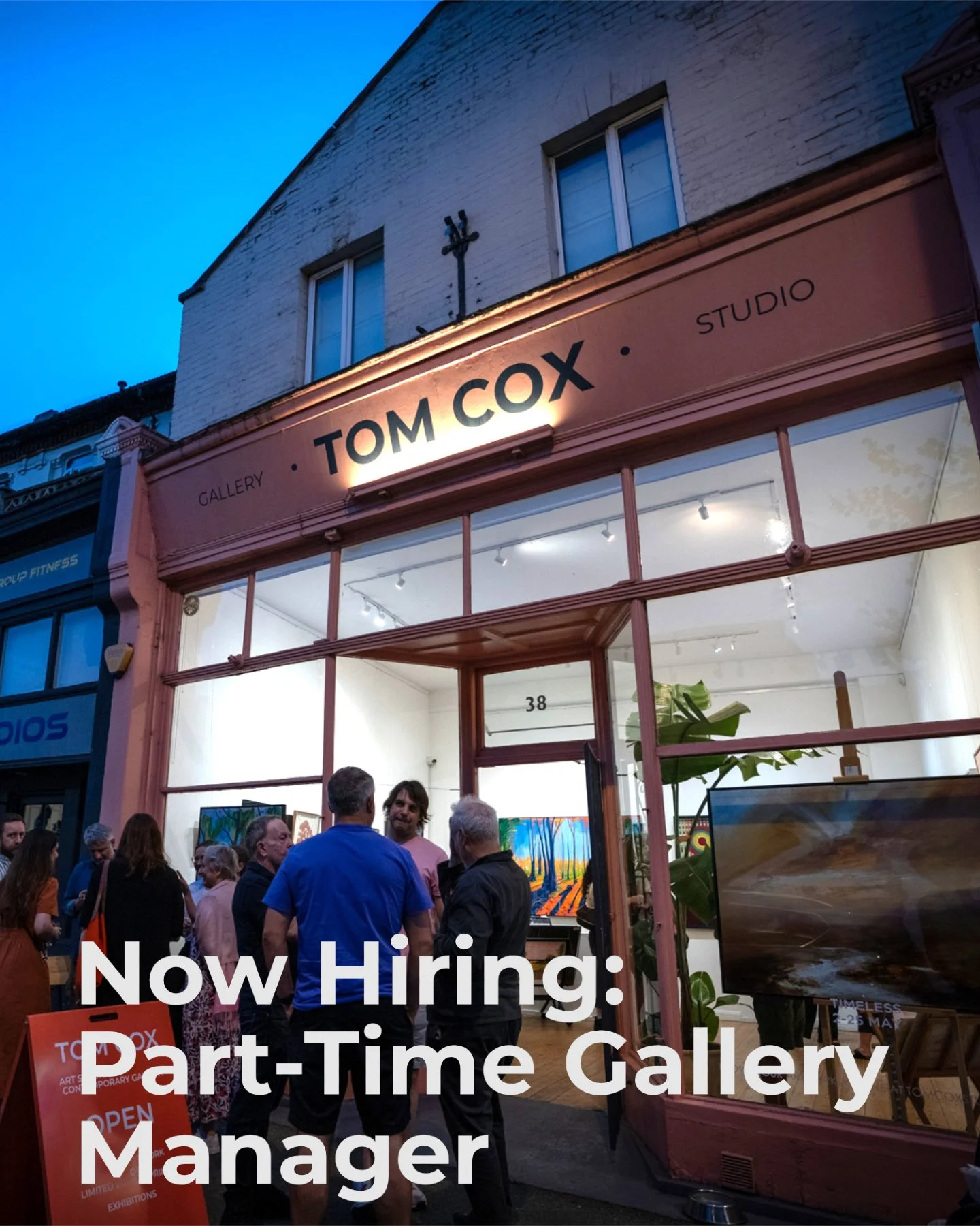 Our lovely gallery manager Alice is taking the next step in her career, so we are now looking for someone to fill her position (big boots to fill!) - starting in March this year.

The role is Thursday-Saturday helping run our lovely Crystal Palace ar