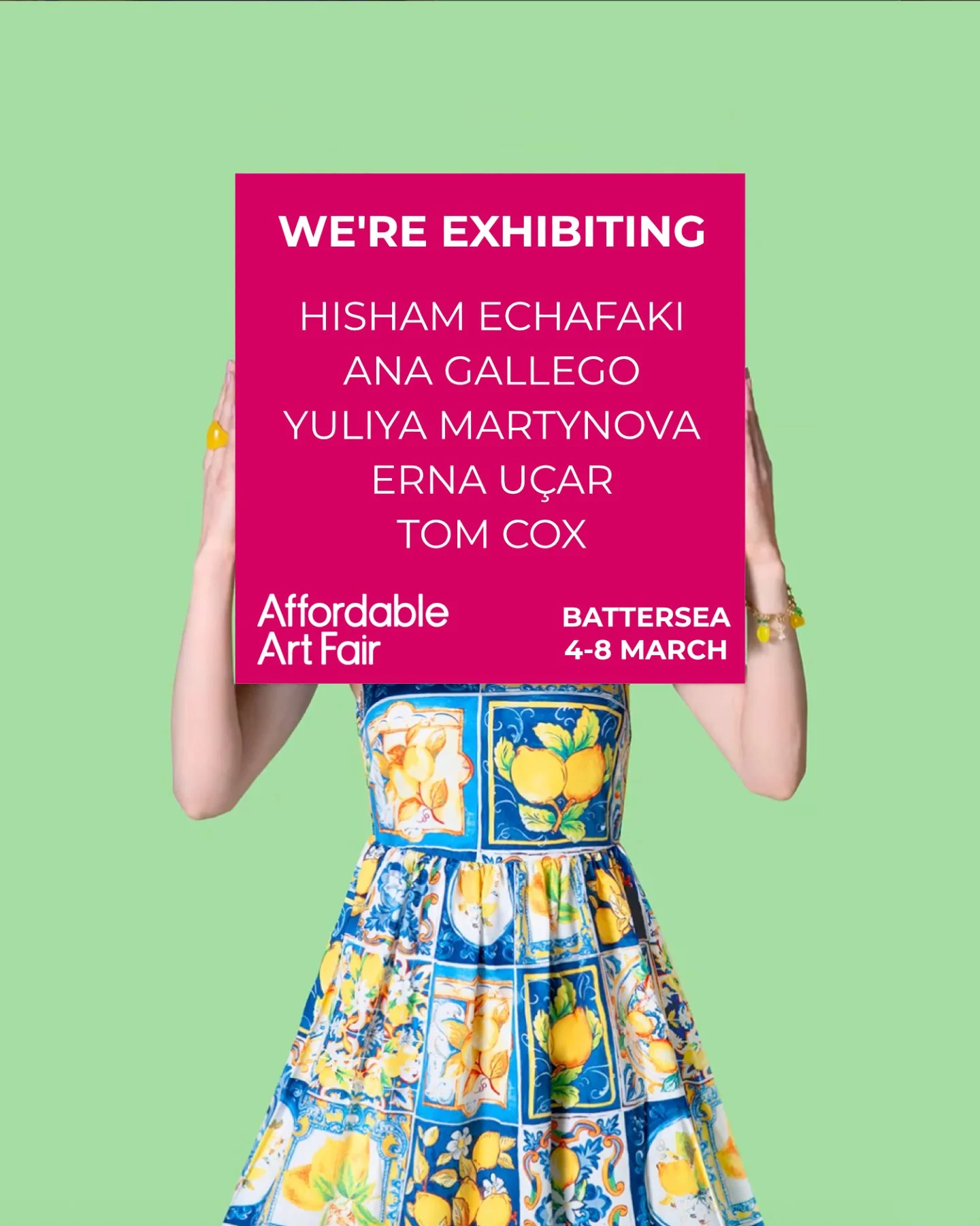 With just two weeks to go until the opening of the Affordable Art Fair Battersea, preparations are well underway.

Over the next fortnight, we&rsquo;ll be introducing you to the five exceptional artists whose work we&rsquo;re proud to be presenting a