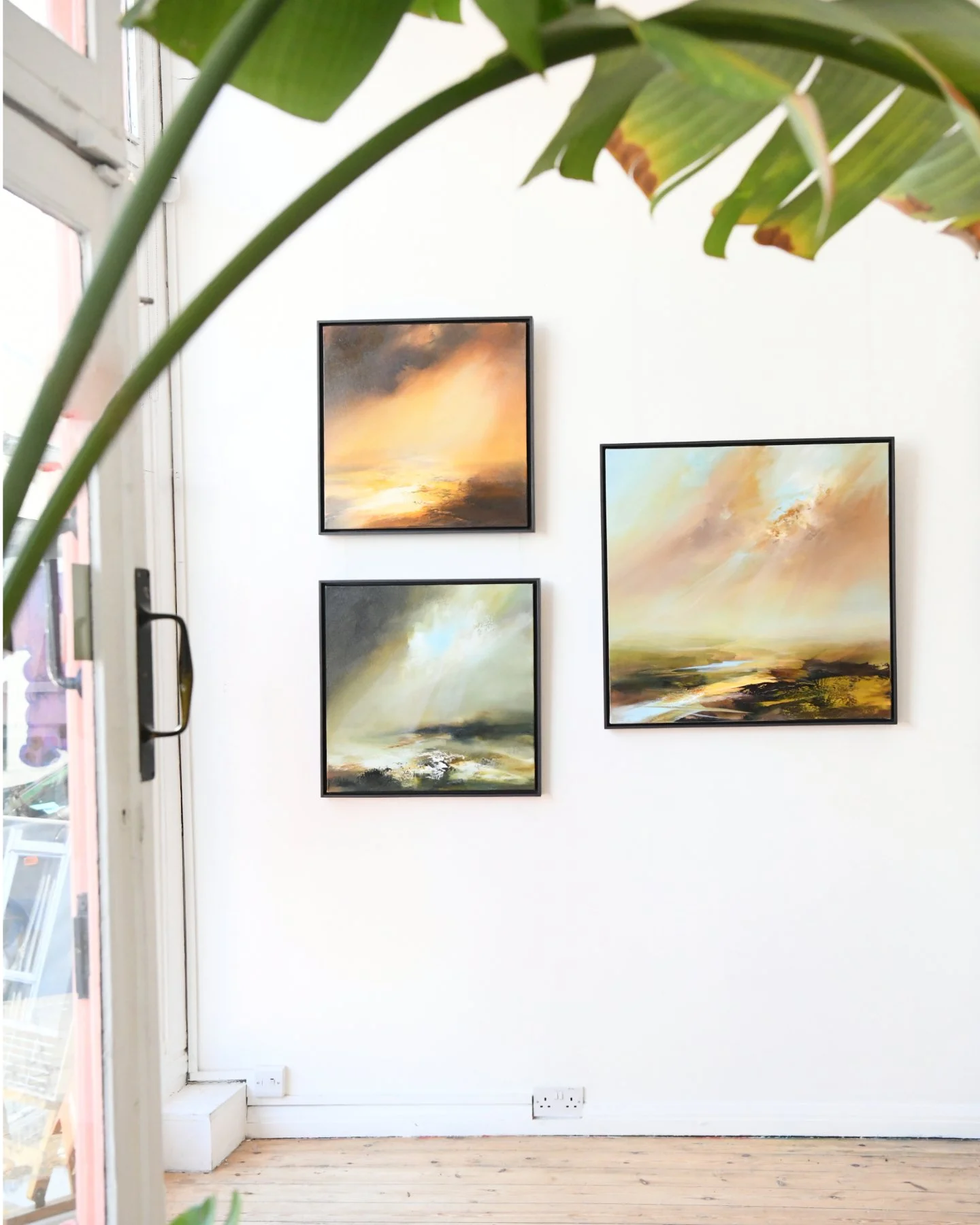 We're excited to have a new selection of evocative landscapes fresh from the studio of David Taylor now hung on our gallery walls 😍

These beautifully atmospheric paintings explore the landscape through expressive, abstract gestures, creating works 