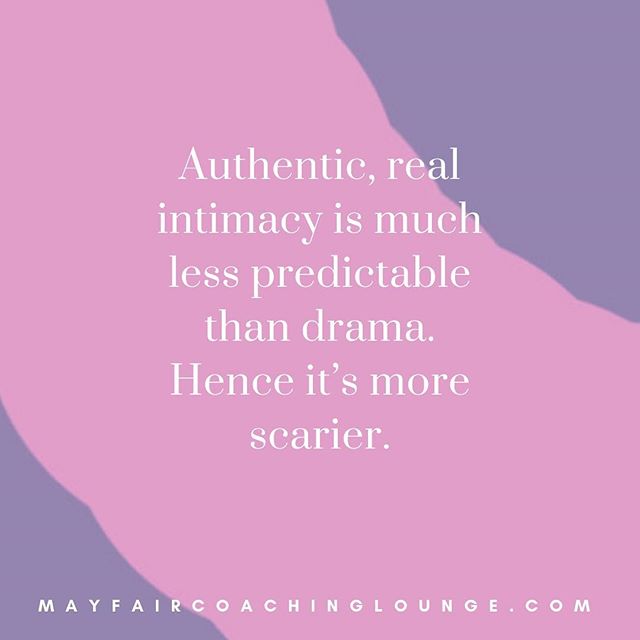 Authentic, real intimacy is much less predictable than drama. Hence it&rsquo;s more scarier.

Tag a friend who really needs to see this message today 👇

#anxietycoach #socialanxiety #anxietysupport #anxietyproblems #anxietyattacks #anxietycoaching #