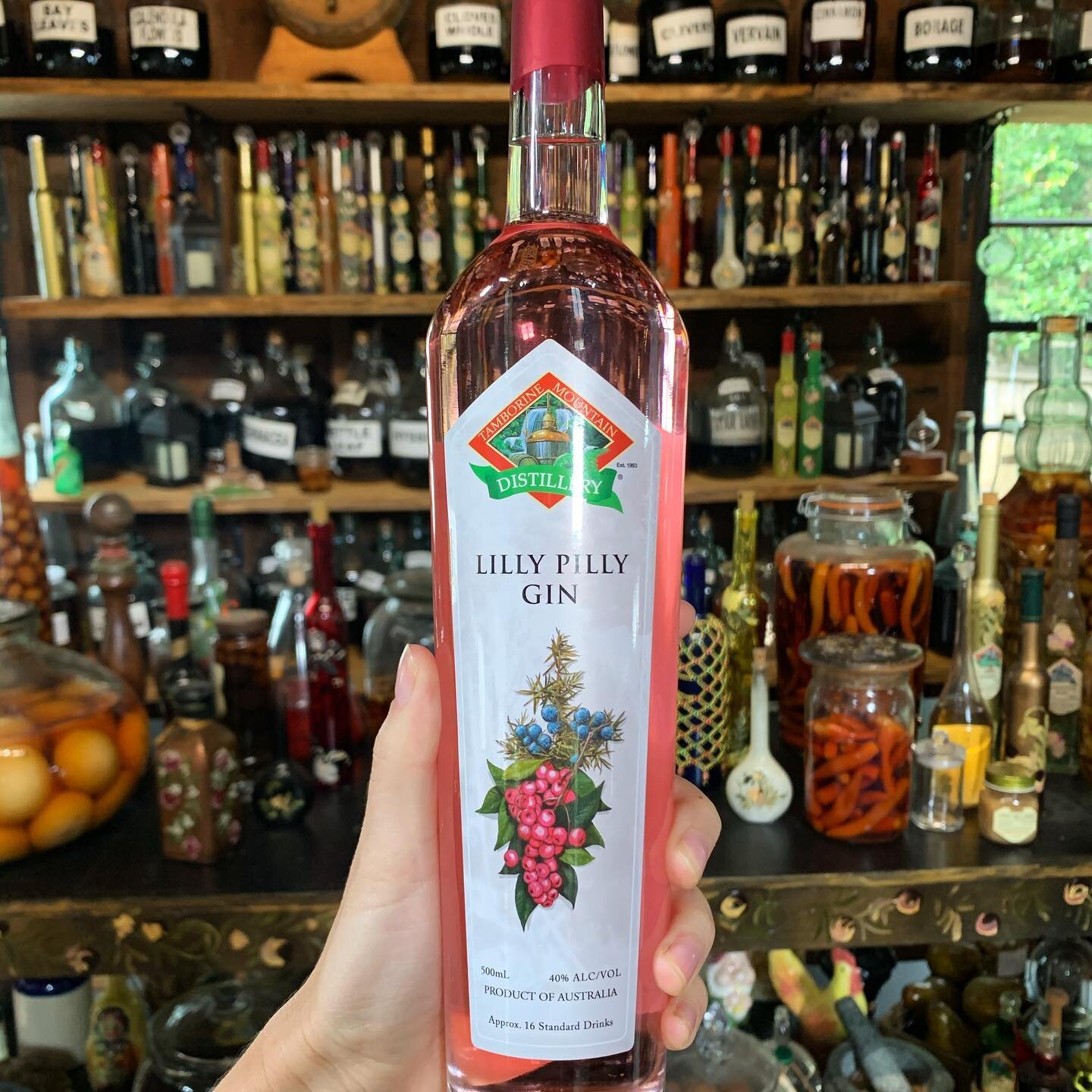 Have you tried the Lilly Pilly Gin from @tamborinemountaindistillery? This delicious drop is perfect as a G&amp;T, a fruity cocktail, or have it straight on the rocks! 🍸👌🏽