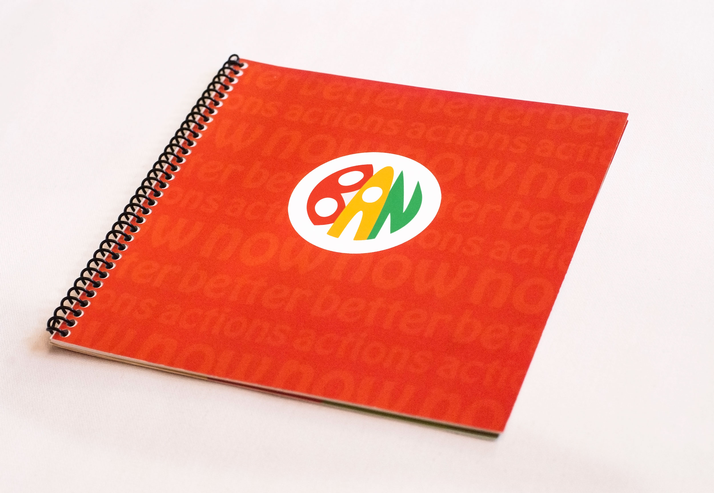 There is also a full-length graphic standards manual for BAN, which includes the logo, logo and brand requirements, stationery set, advertising, and merchandise.