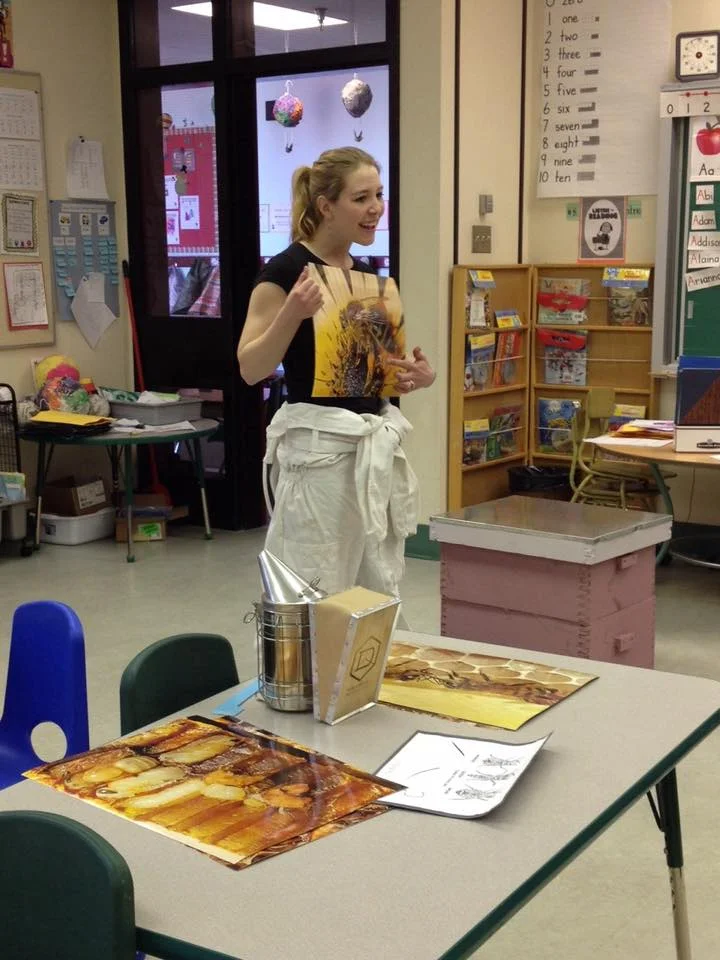 Teaching Our Local Elementary Students About Bees 
