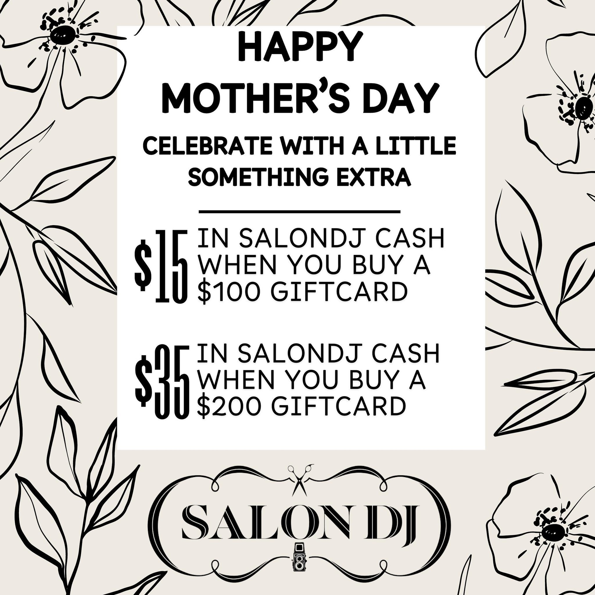 Celebrate Mother&rsquo;s Day in style with SalonDJ Cash! 

call us at 312-964-5088 or email info @ salondjchicago.com for more details!