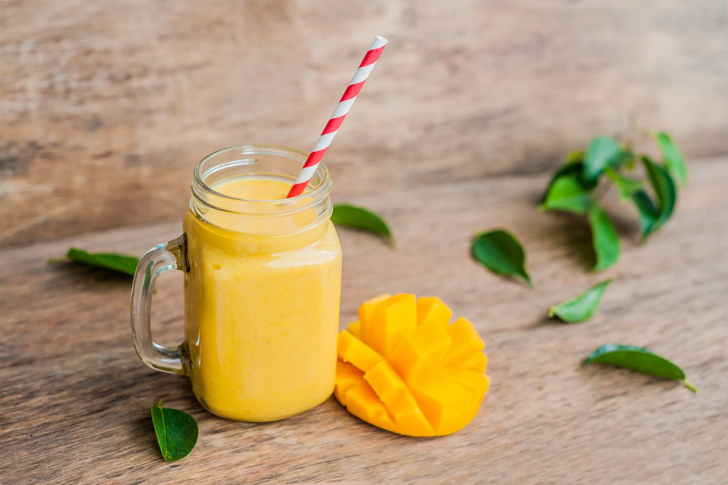 Refuel After Your Pilates Workout: Easy Tropical Protein Smoothie (12g of protein)
