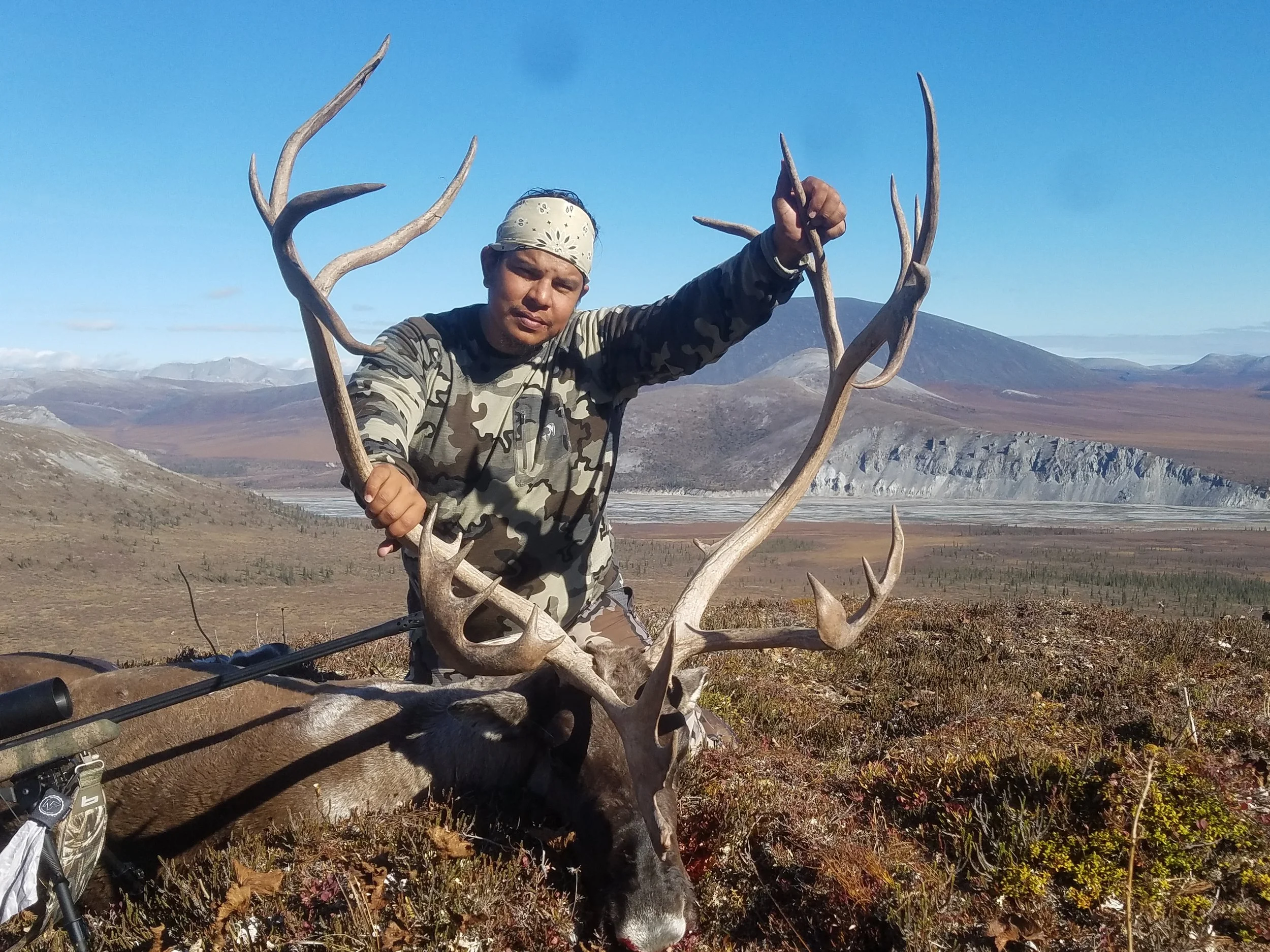 Kai and his caribou; Fall 2016