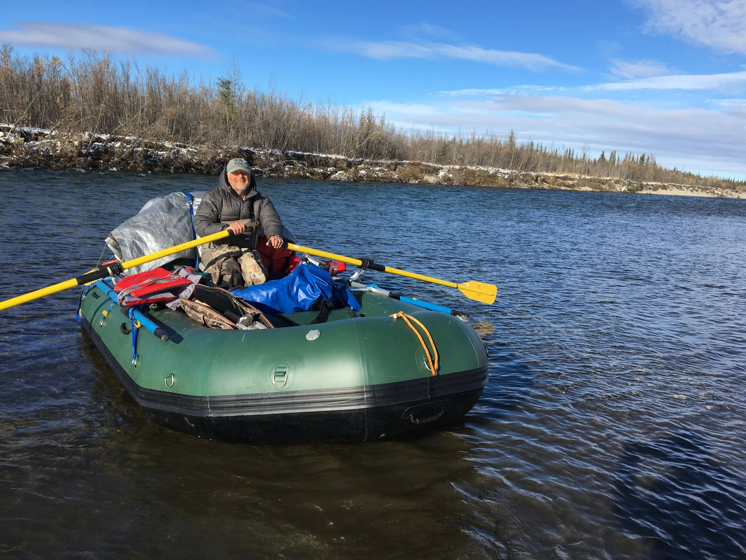 Keele, our fearless river guide; Fall 2016