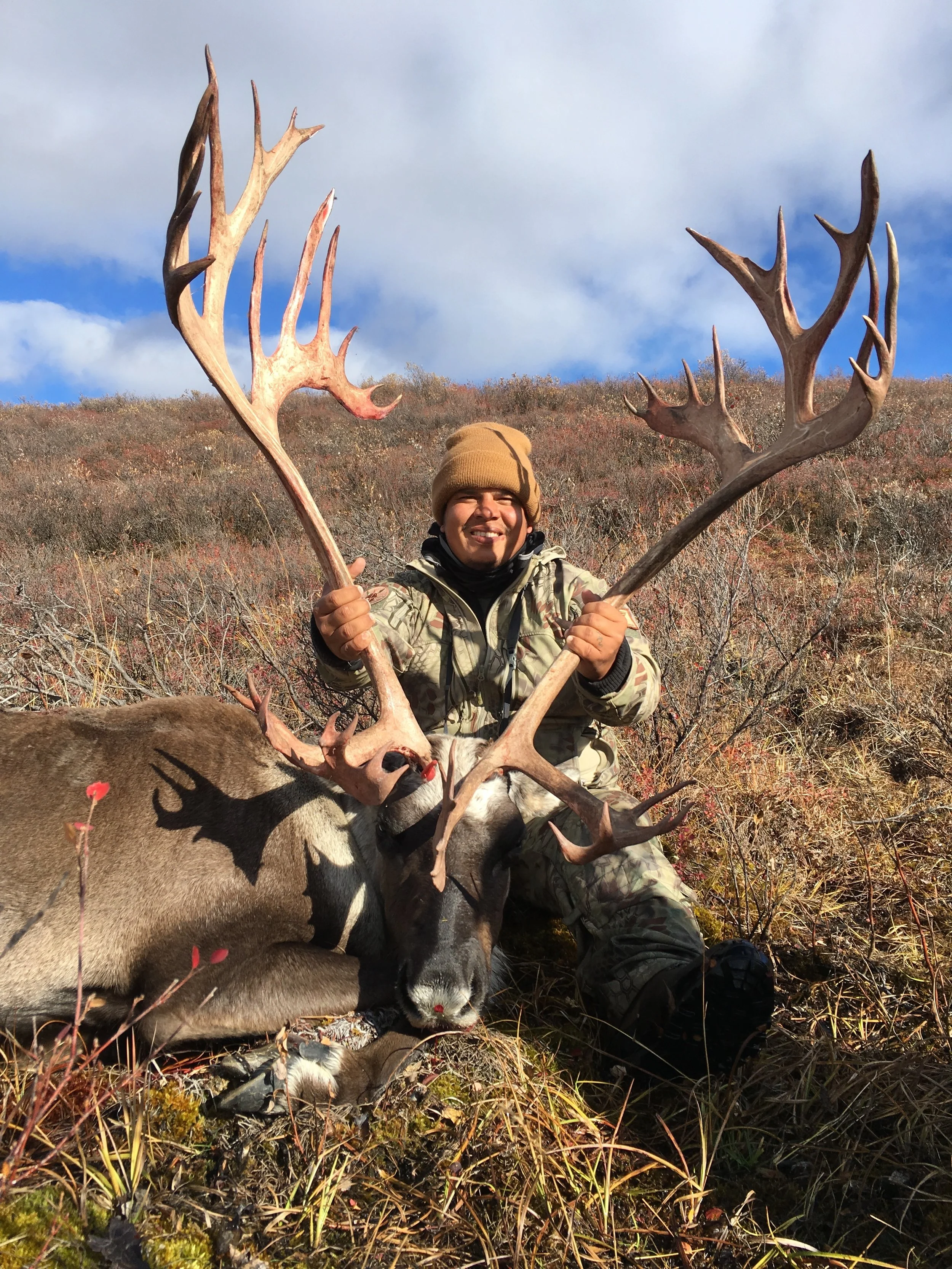 Kai and a very nice caribou; Fall 2016