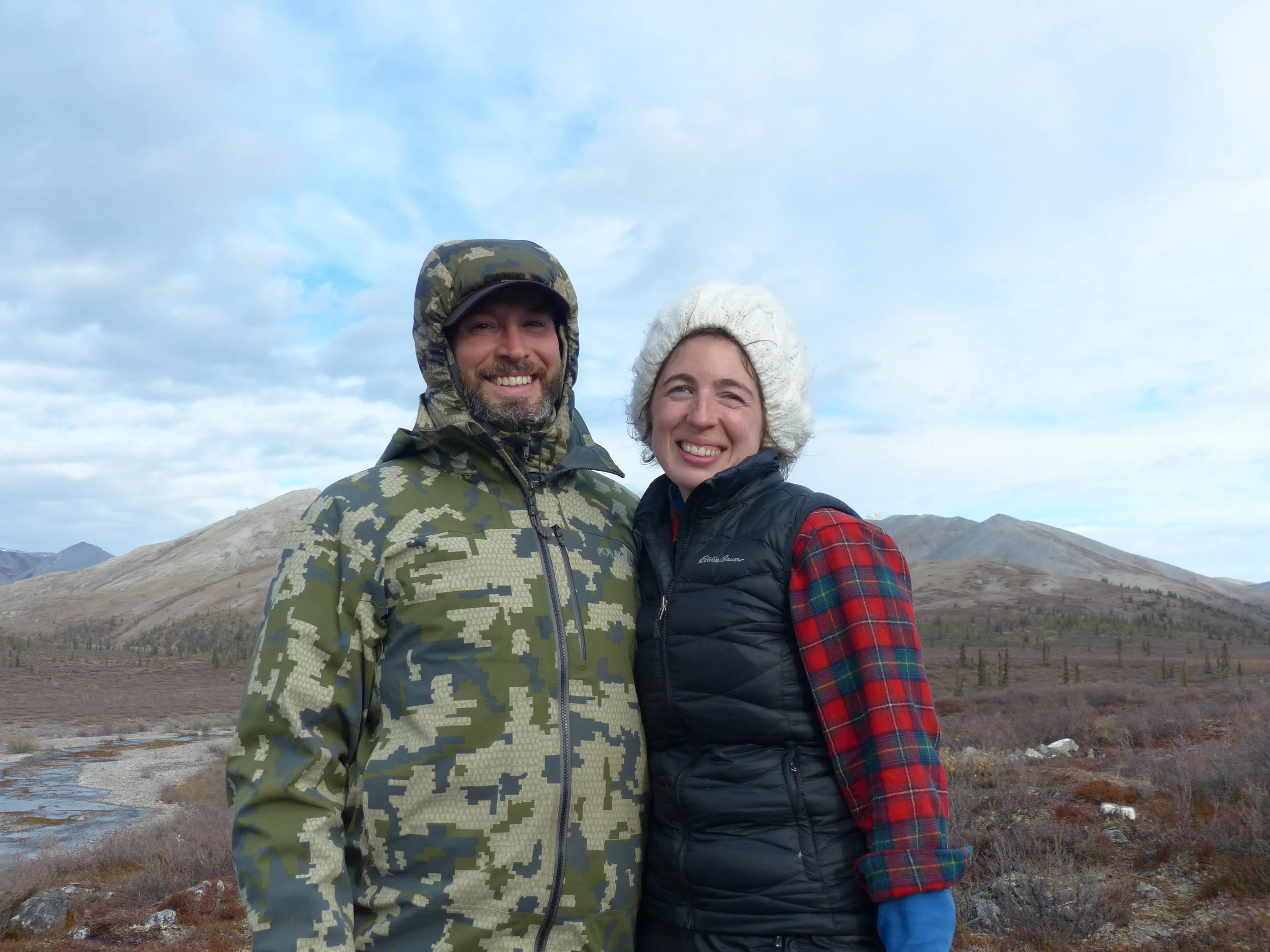 Alaska Skookum owner and outfitter Lyle and his wife Alexandra 