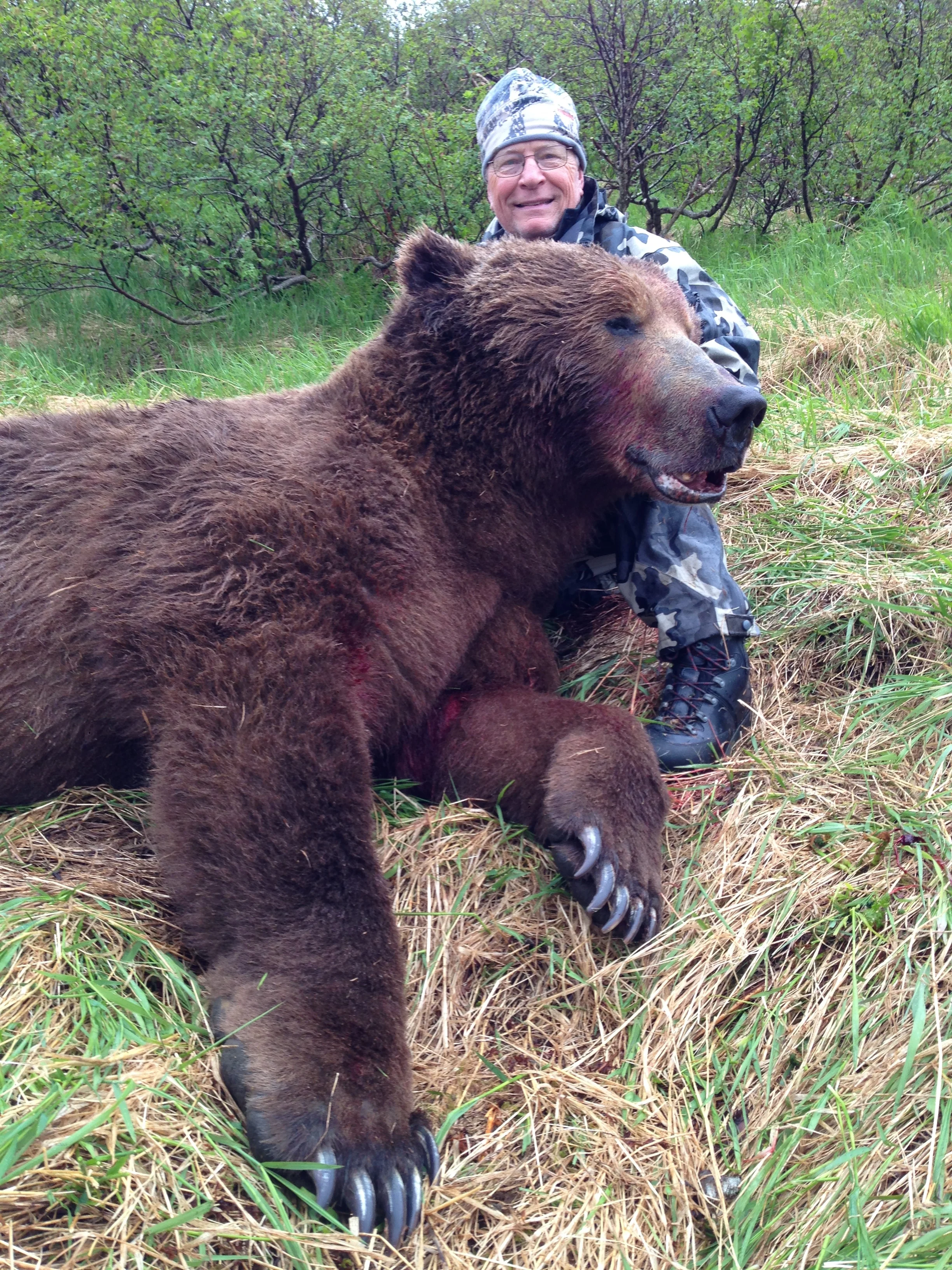 Dave and his Alaska Peninsula Brown Bear; Spring 2016