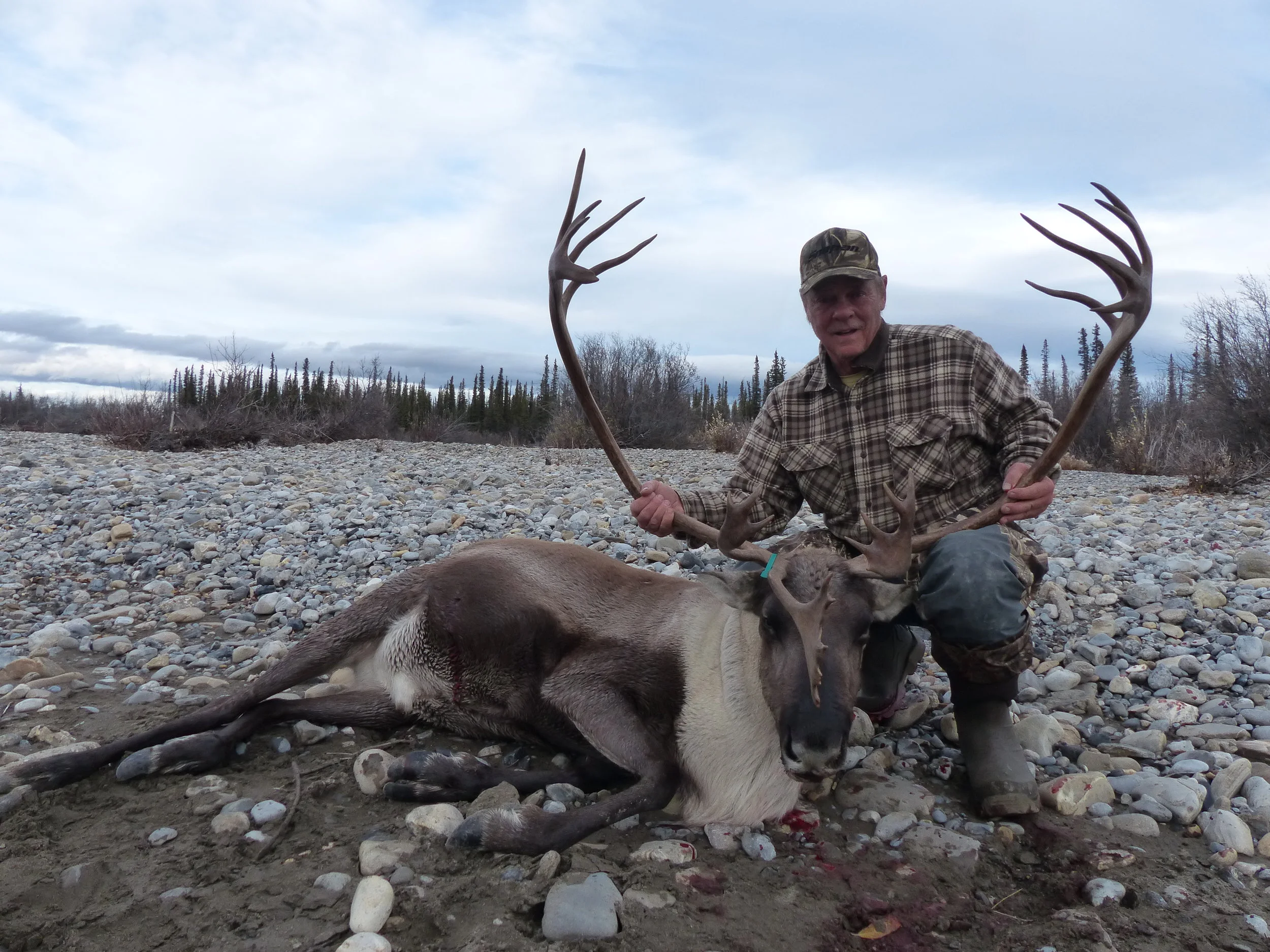 Hunter Selden Denton with his Arctic caribou - Fall 2017