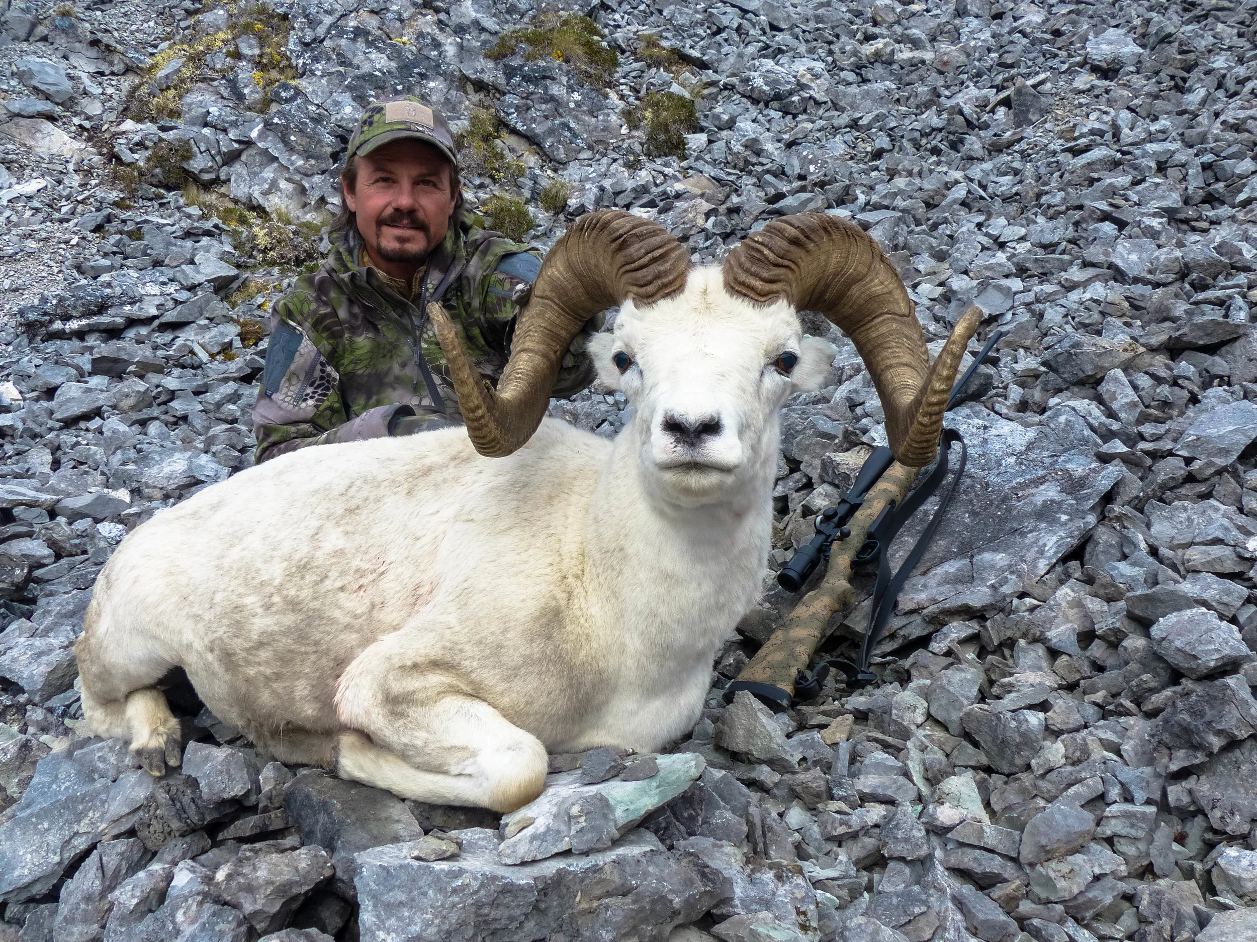 James Reed and his ram, Brooks Range; Fall 2018