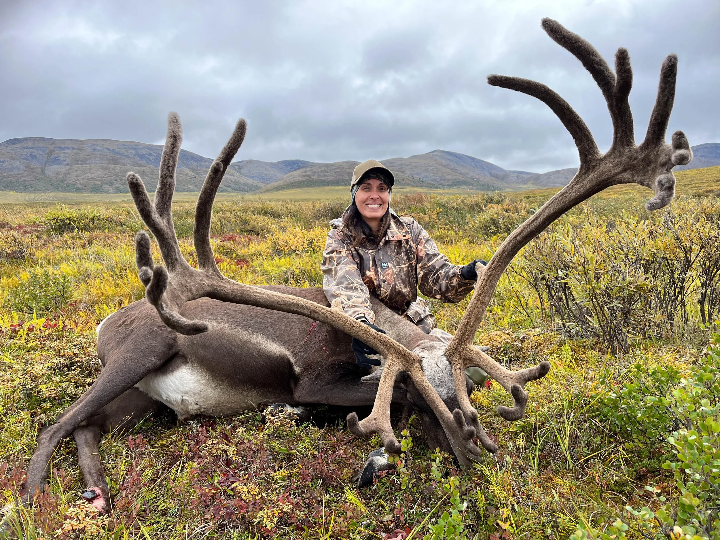 Monica B. and her caribou