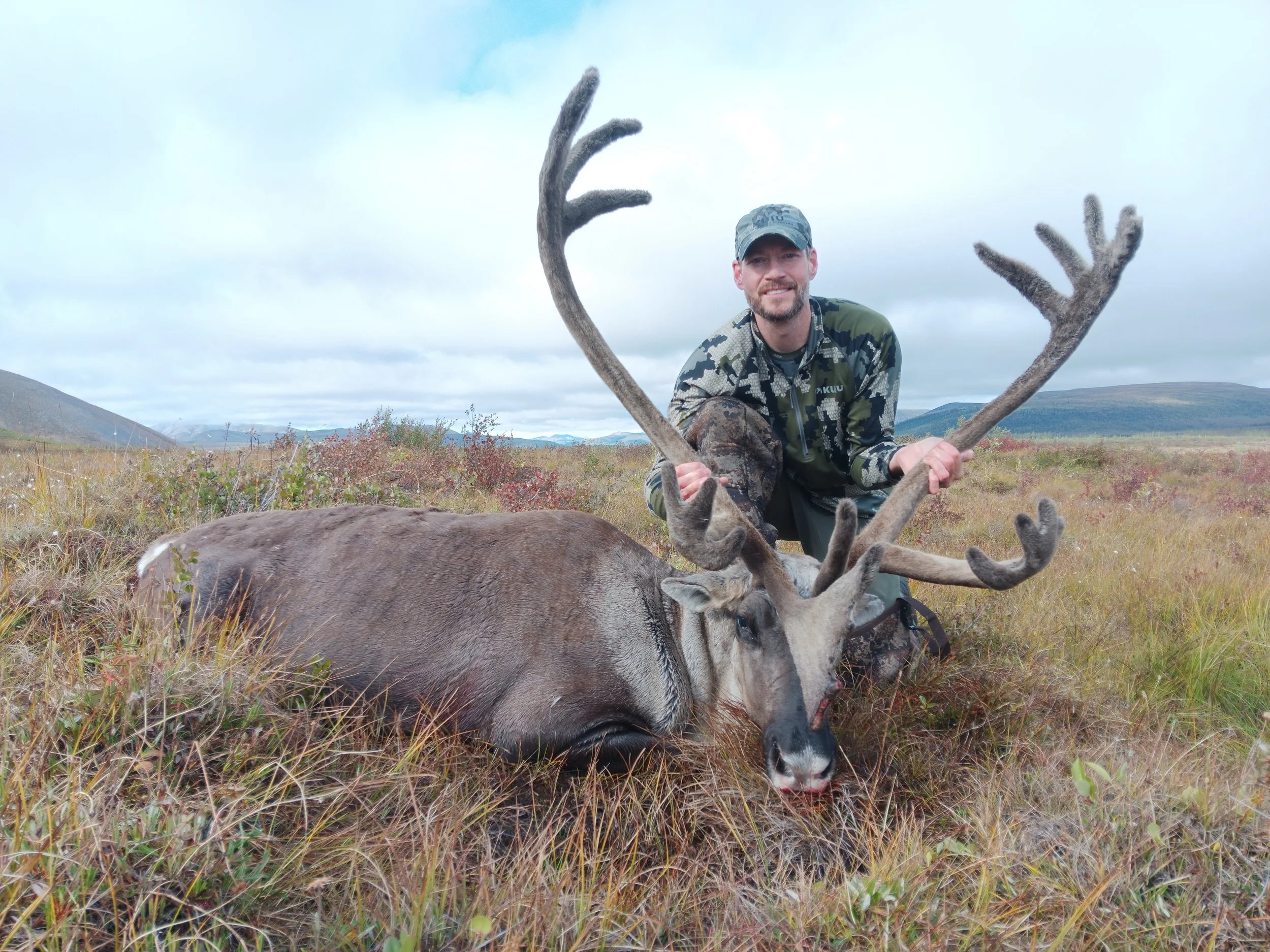 Kevin Hill and his Barren Ground Caribou