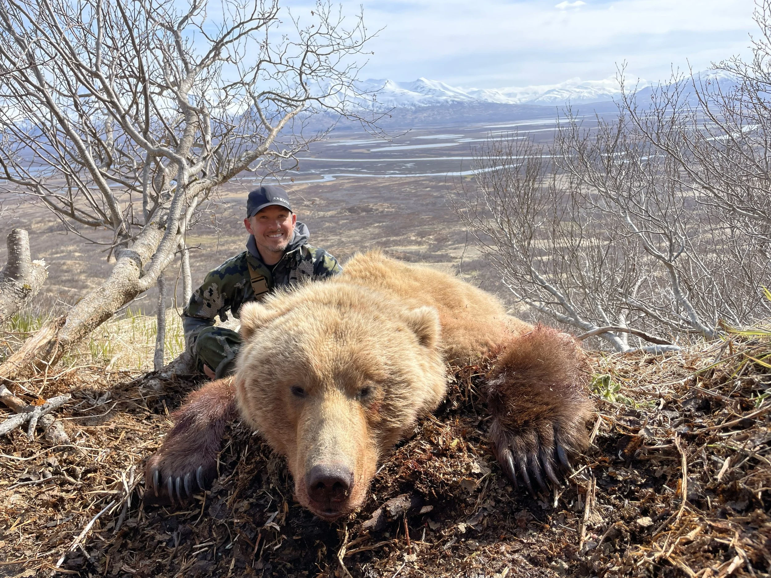 Ray D. and his Coastal Brown Bear - Alaska Peninsula