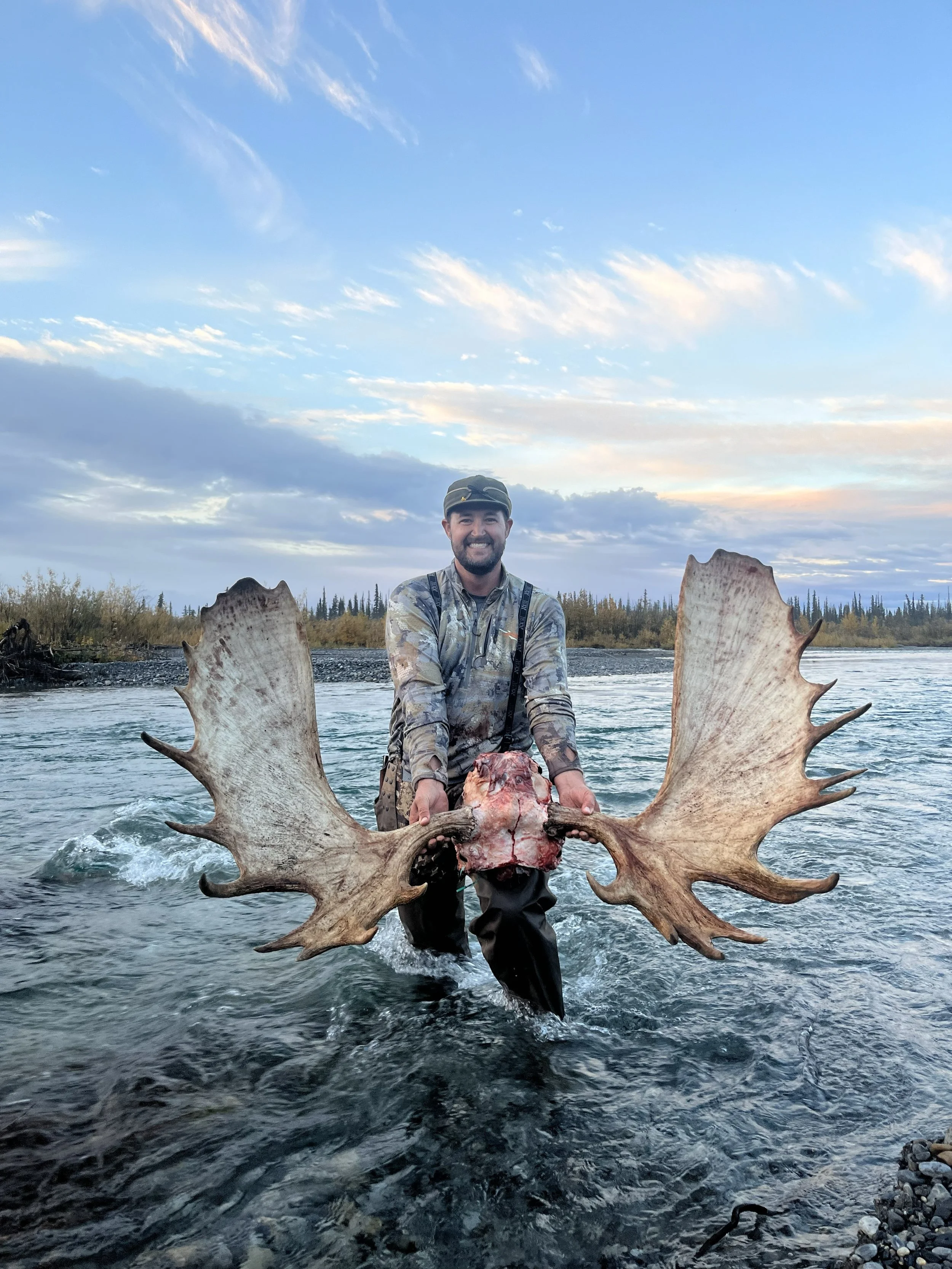 Ryan J. and his beautiful moose antlers 