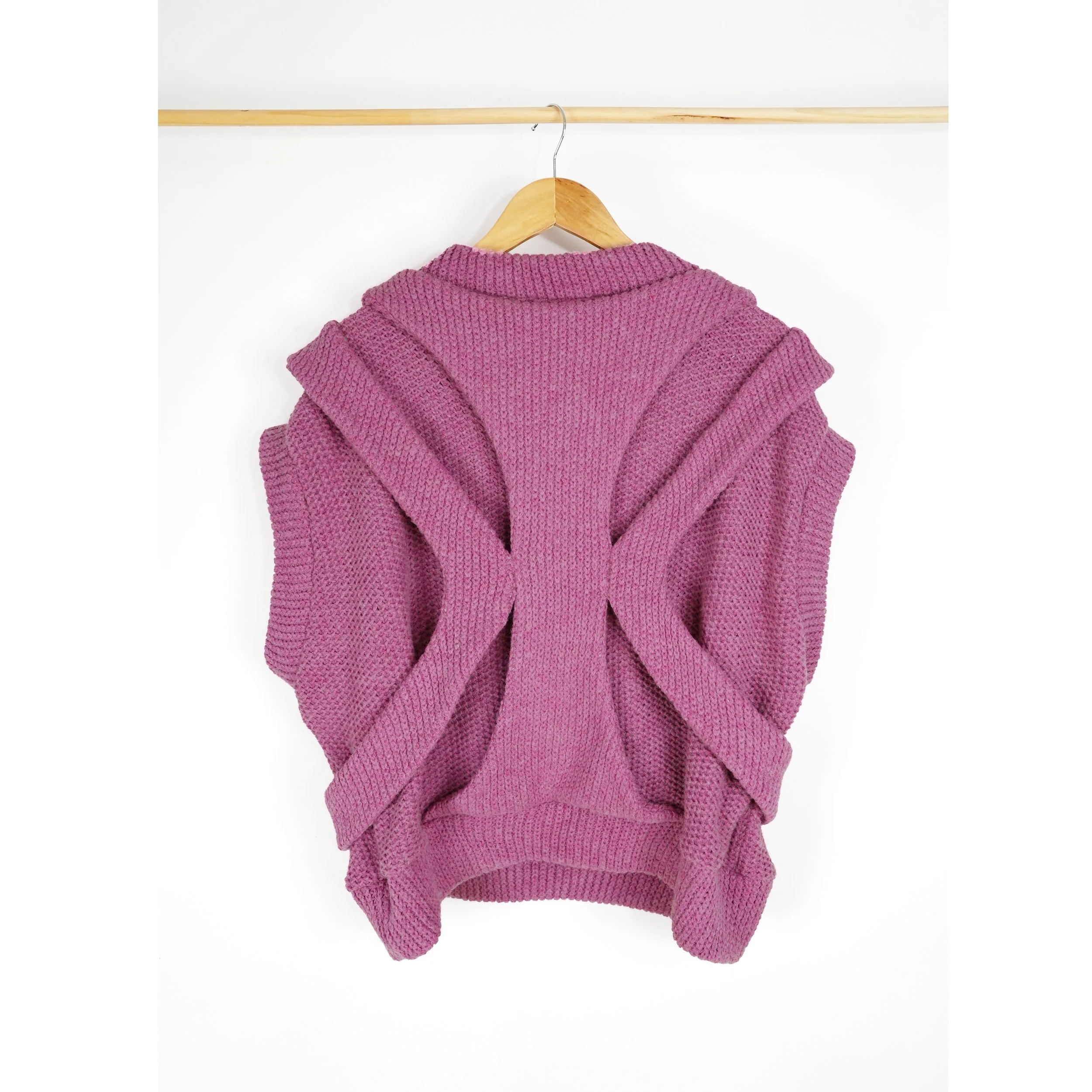 Deep Pink Sleeveless Sweater_Back.jpg
