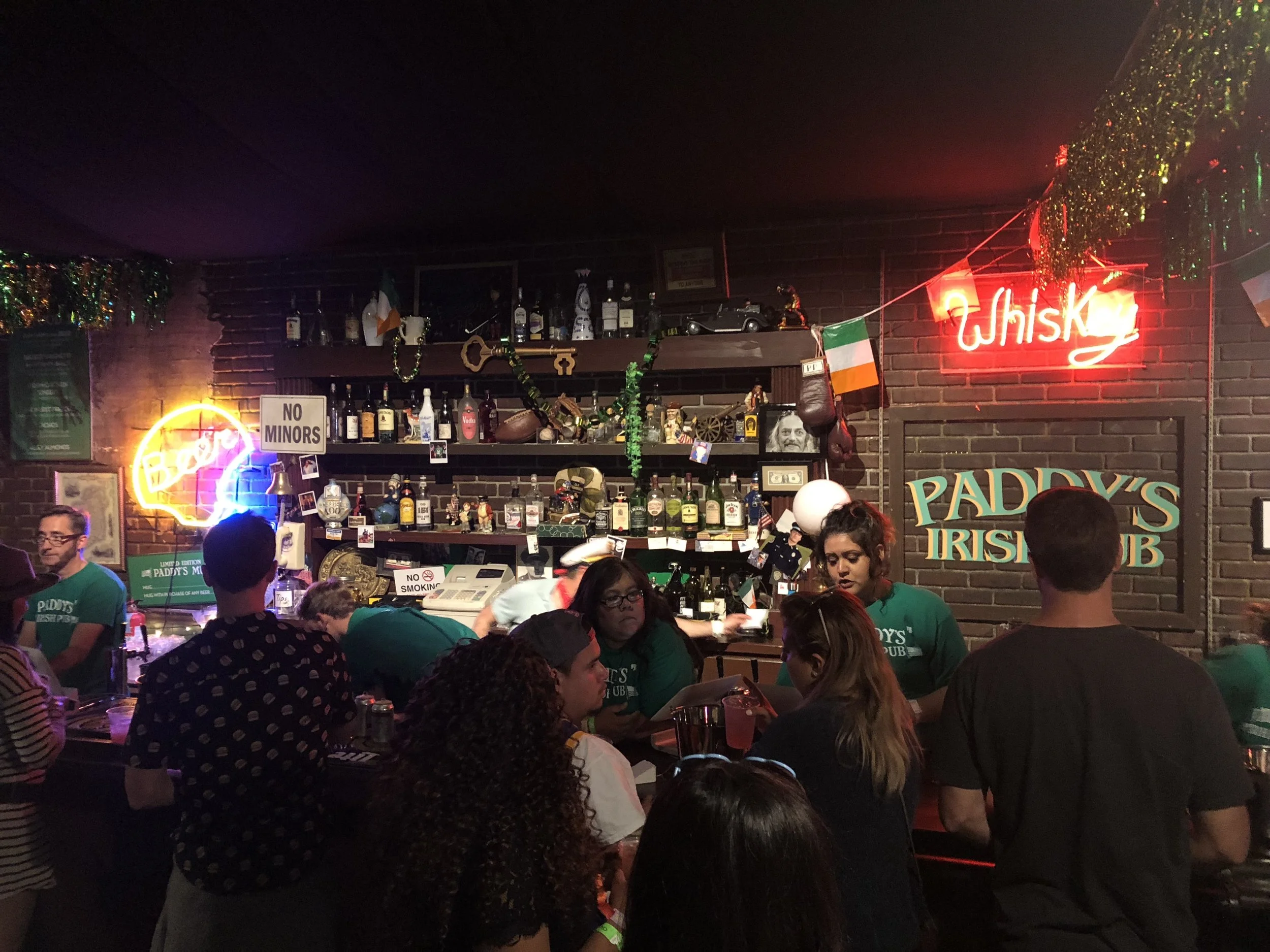 Paddy’s Pub bar set at Clusterfest 2018