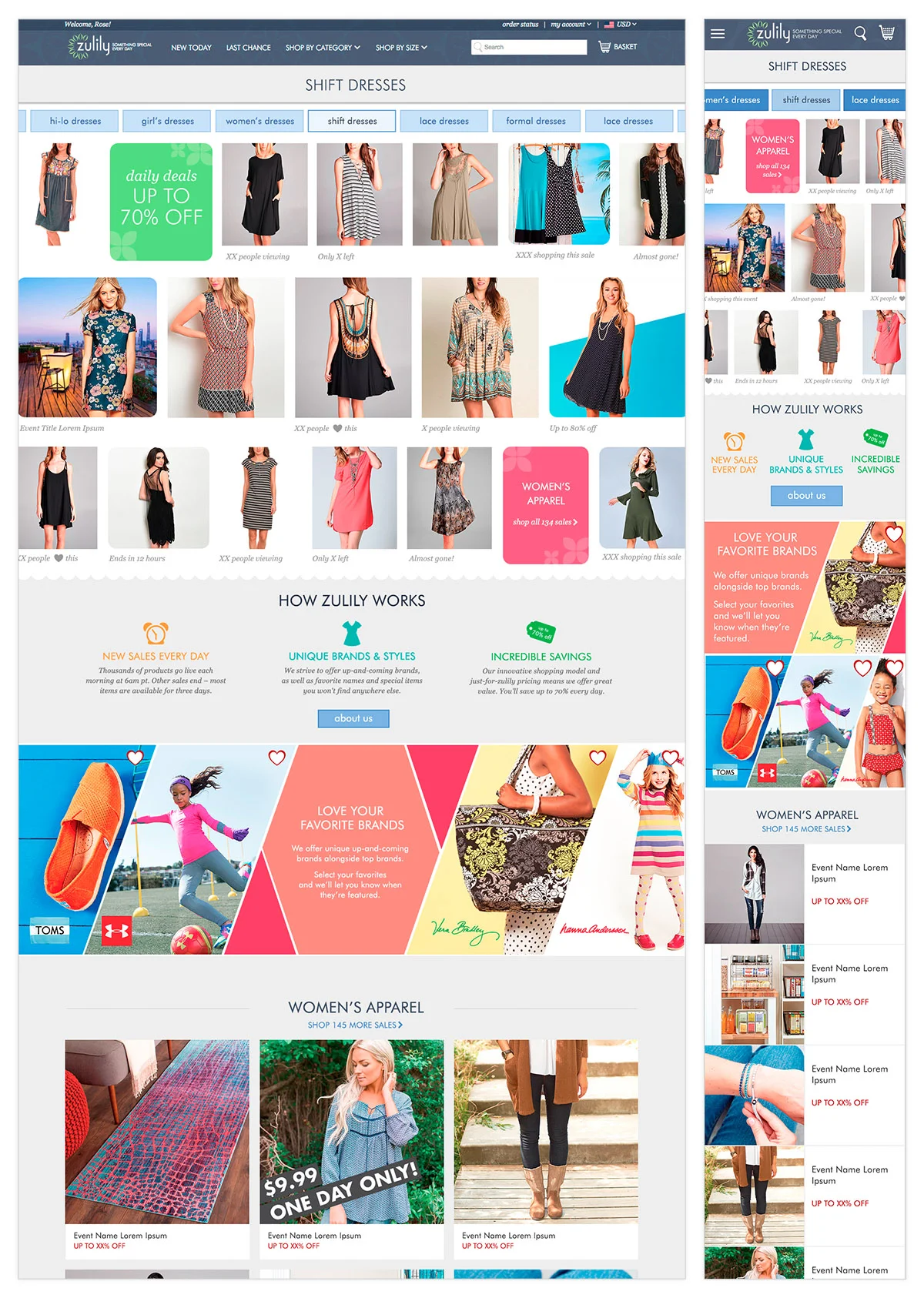 New landing page redesign