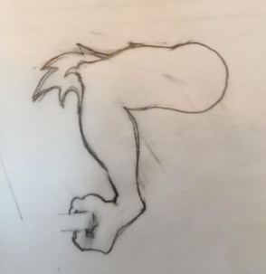 Design: Initial sketches of the legs