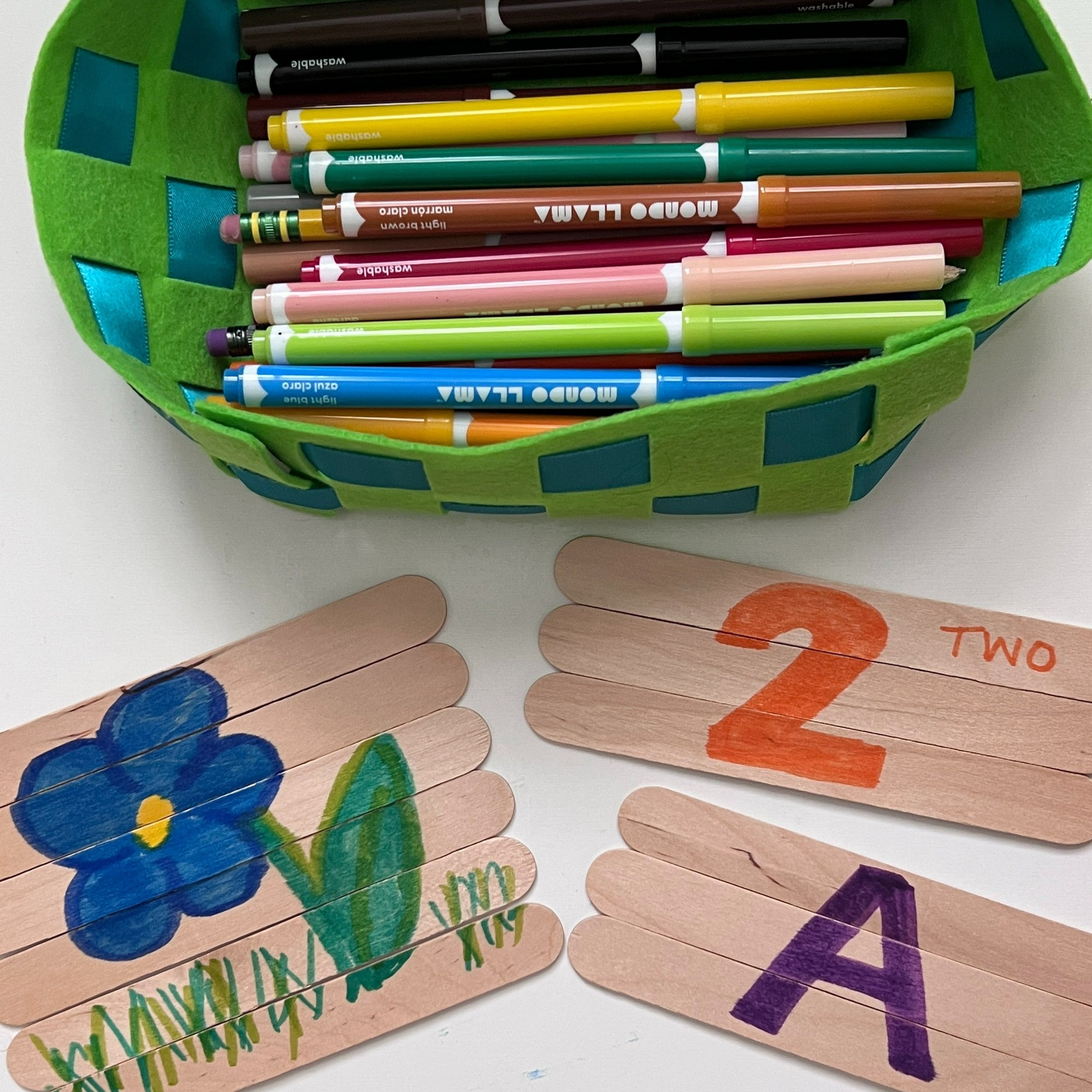 Popsicle Stick Puzzles