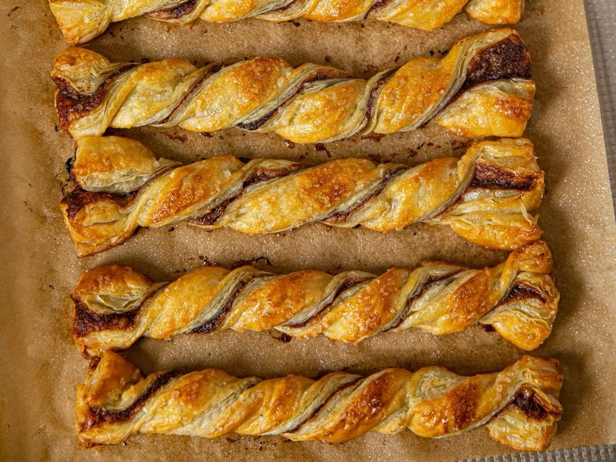 Nutella Pastry Twists