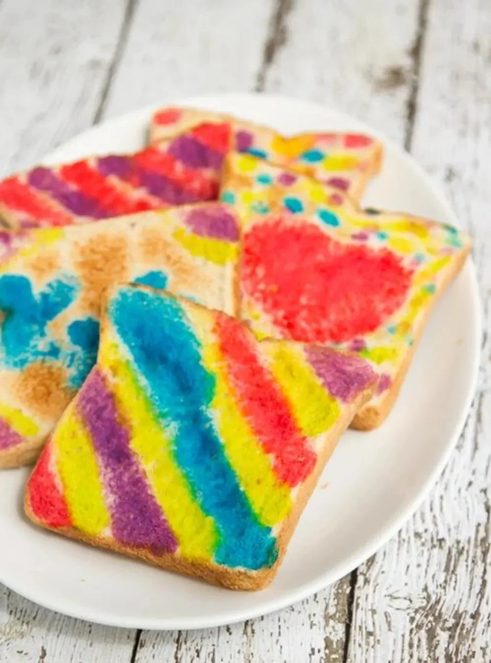 Rainbow Toast