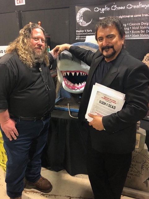 Steve with his Bruce and special effects and movie legend Tom Savini