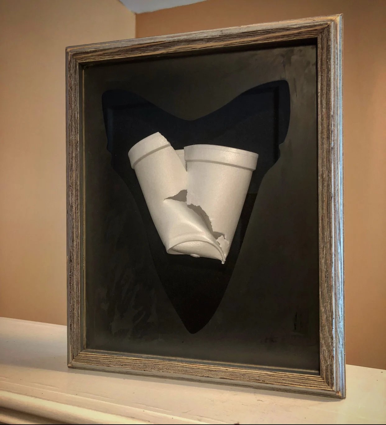 Crushed by Dreyfuss, framed and displayed by Christine #Finatic
