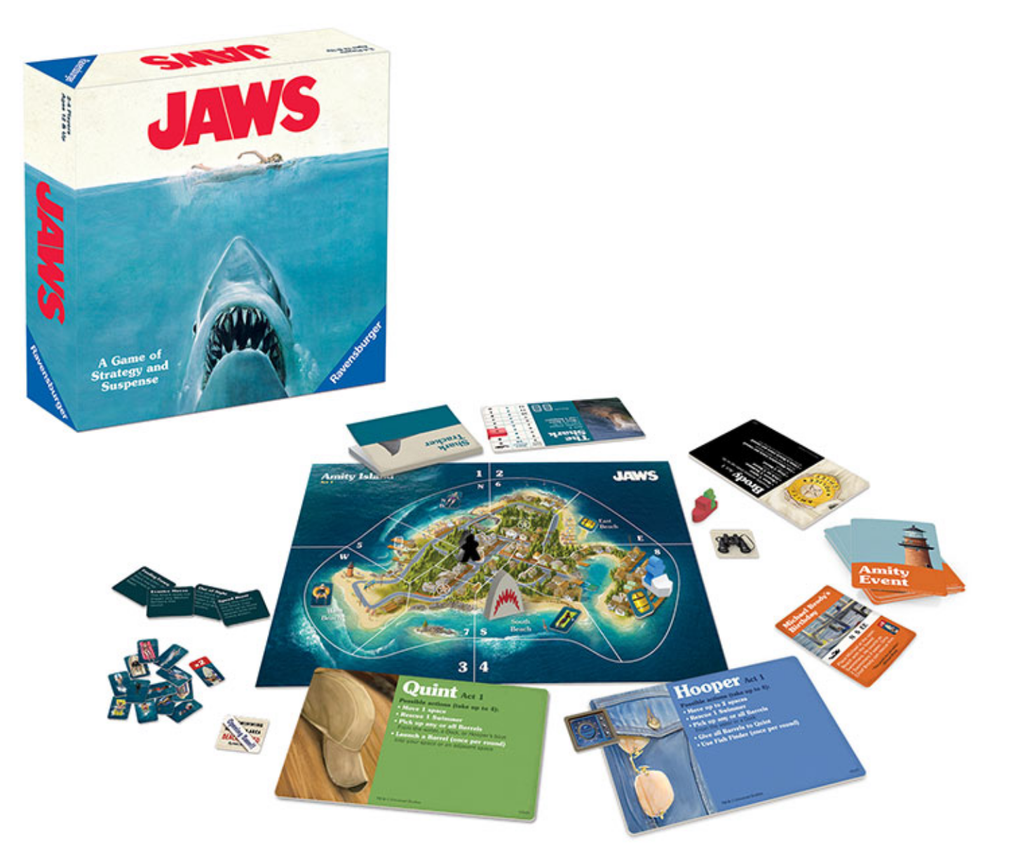 Jaws The Board Game: Unboxing