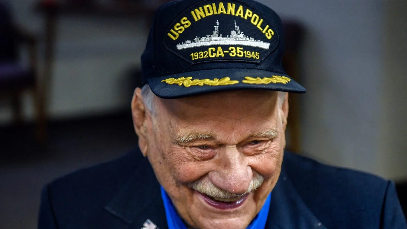 One Of The Last Remaining Survivors of the USS Indianapolis Honored For Service