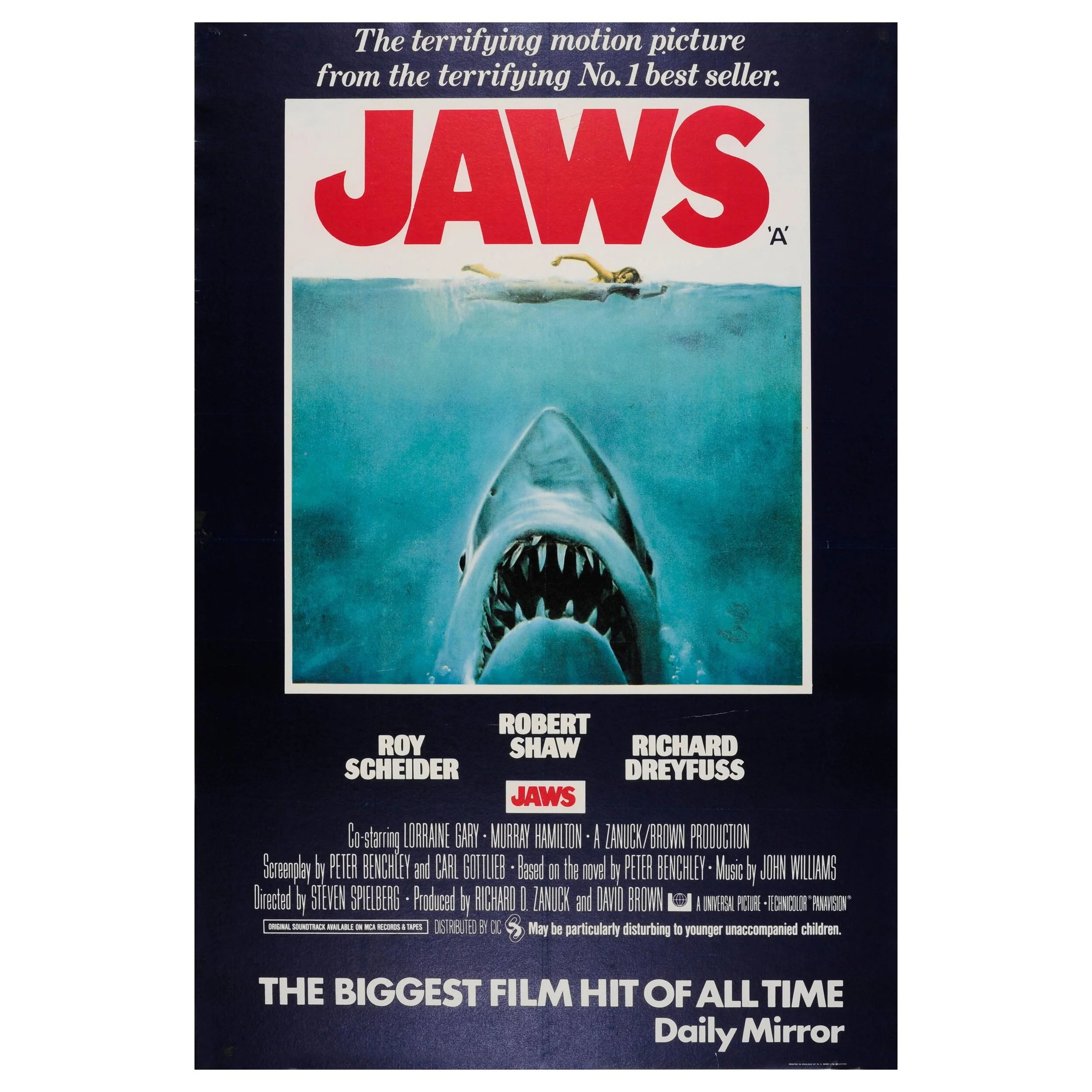 REVIEW: Vintage 1975 Quad JAWS Poster 