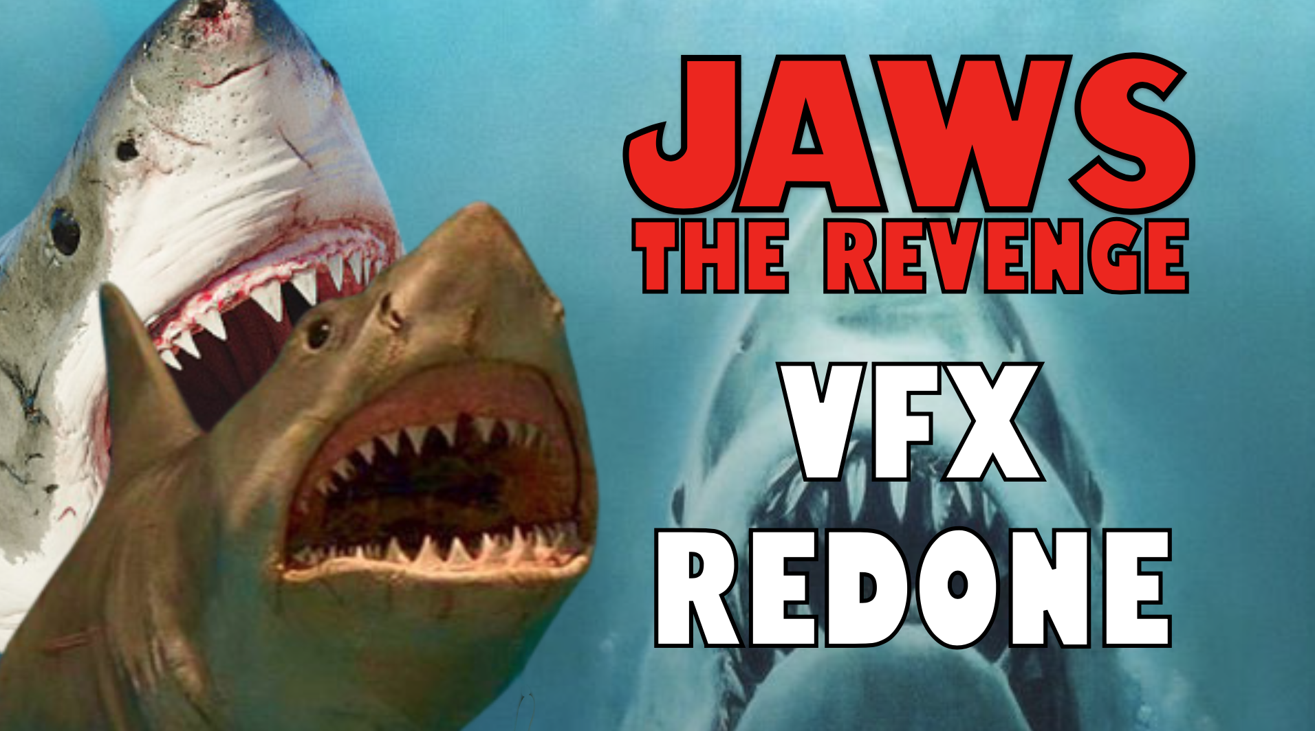 JAWS THE REVENGE Shark Chase Sequence VFX REDONE!