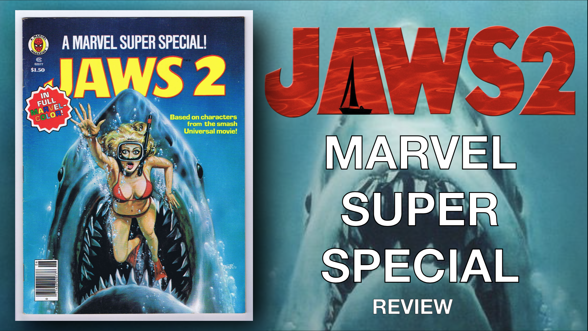 JAWS 2 - A MARVEL SUPER SPECIAL! (REVIEW)