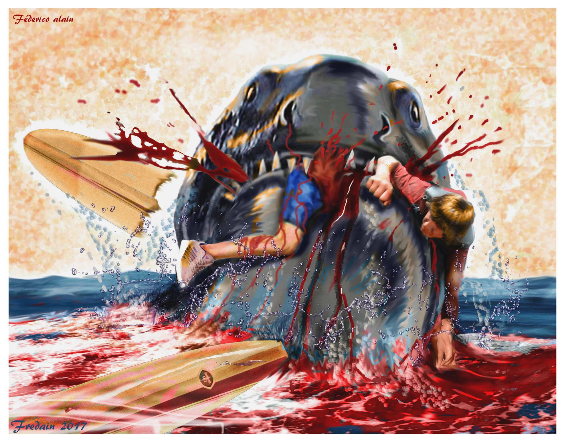 Jaws Fan Art Creator Federico Alain Remembered