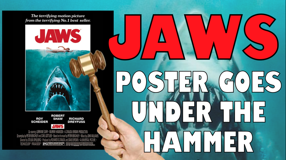 RARE JAWS POSTER UP FOR AUCTION AT SOTHEBY'S