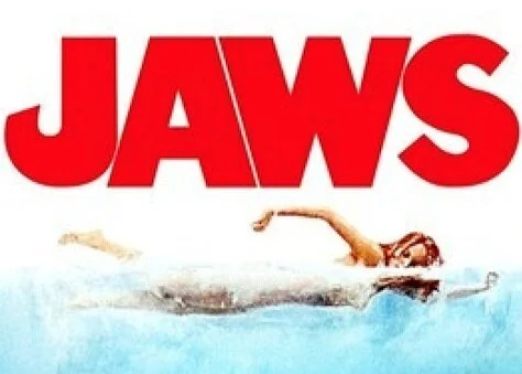 Who is the woman in the Jaws poster?