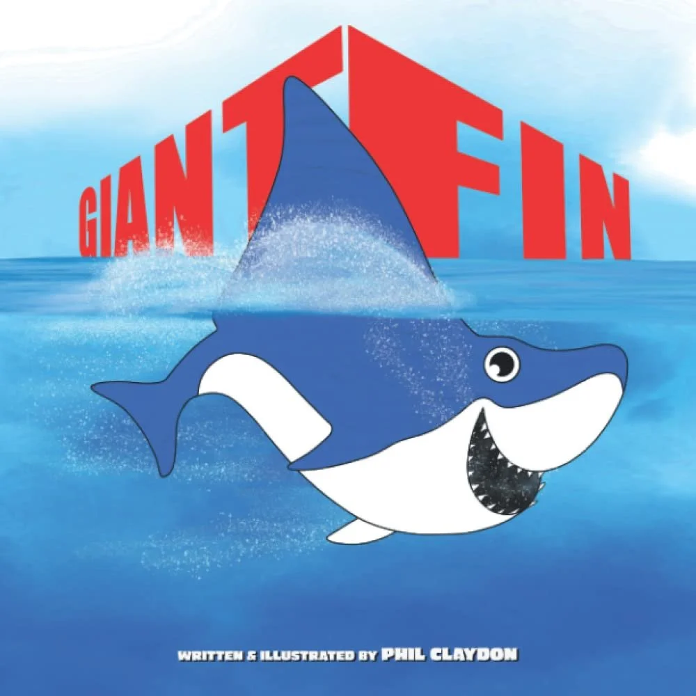 JAWS FAN CREATES CHILDREN'S BOOK: GIANT FIN THE TALE OF A SHARK WHO WANTED TO FIT IN