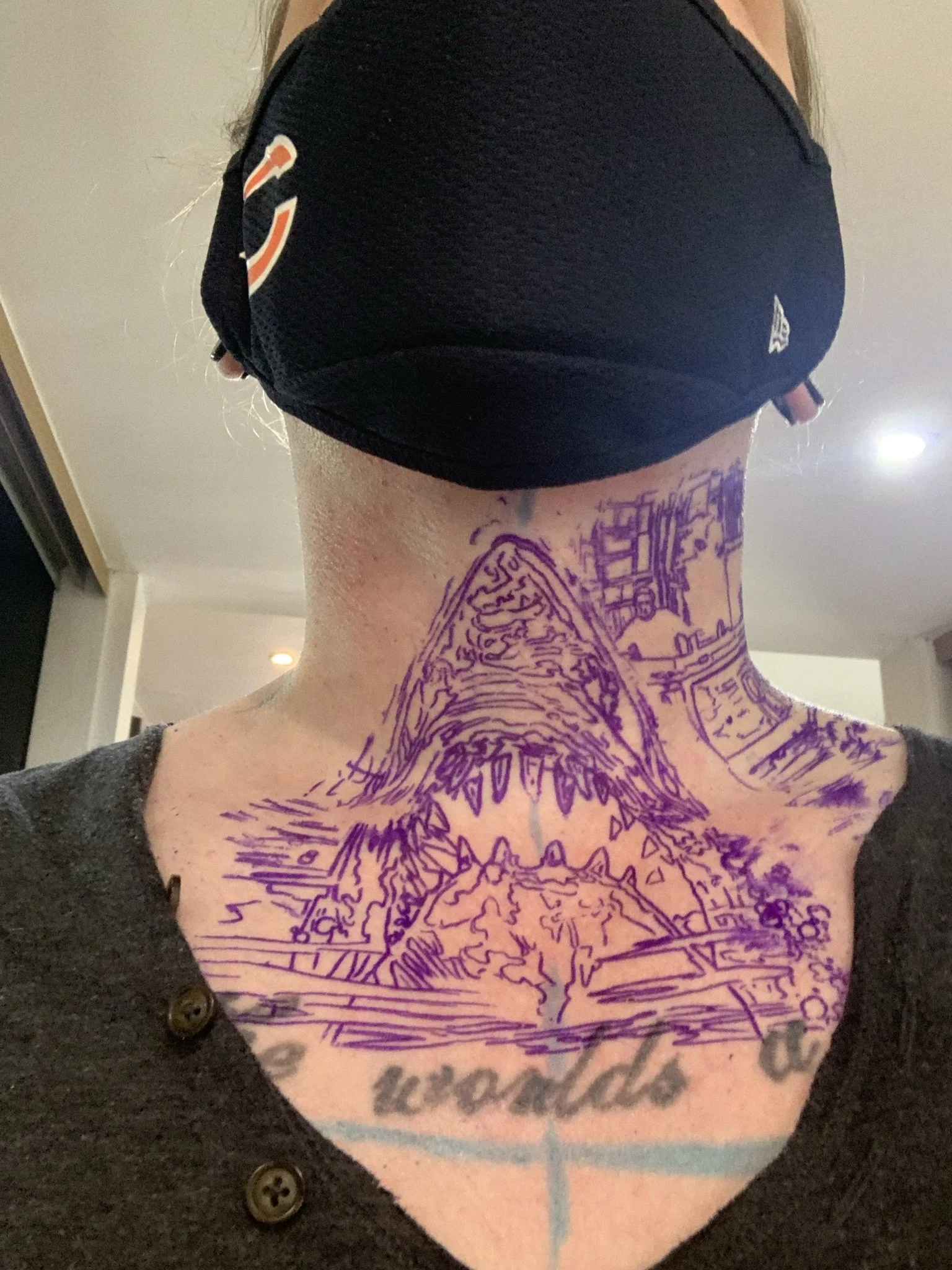 AMAZING JAWS TATTOO YOU'RE GONNA NEED A BIGGER THROAT! — The Daily Jaws