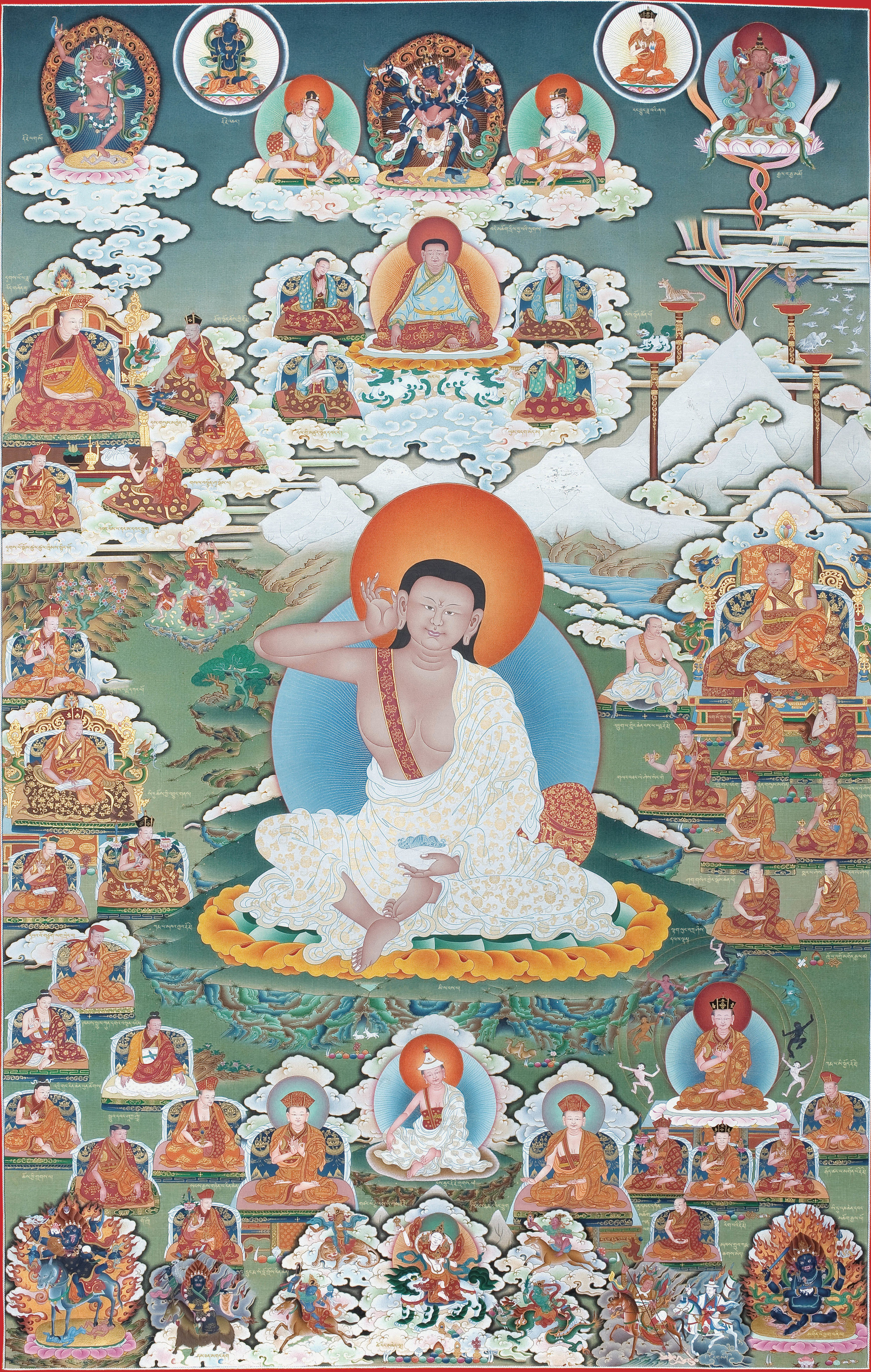 Lineage masters of the Kagyü school of Tibetan Buddhism