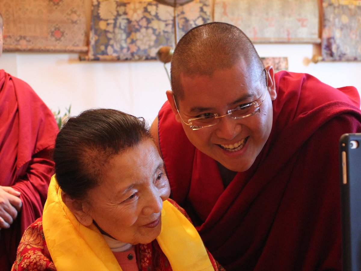 Ling Rinpoche and Mayum Tsering Wangmo.JPG